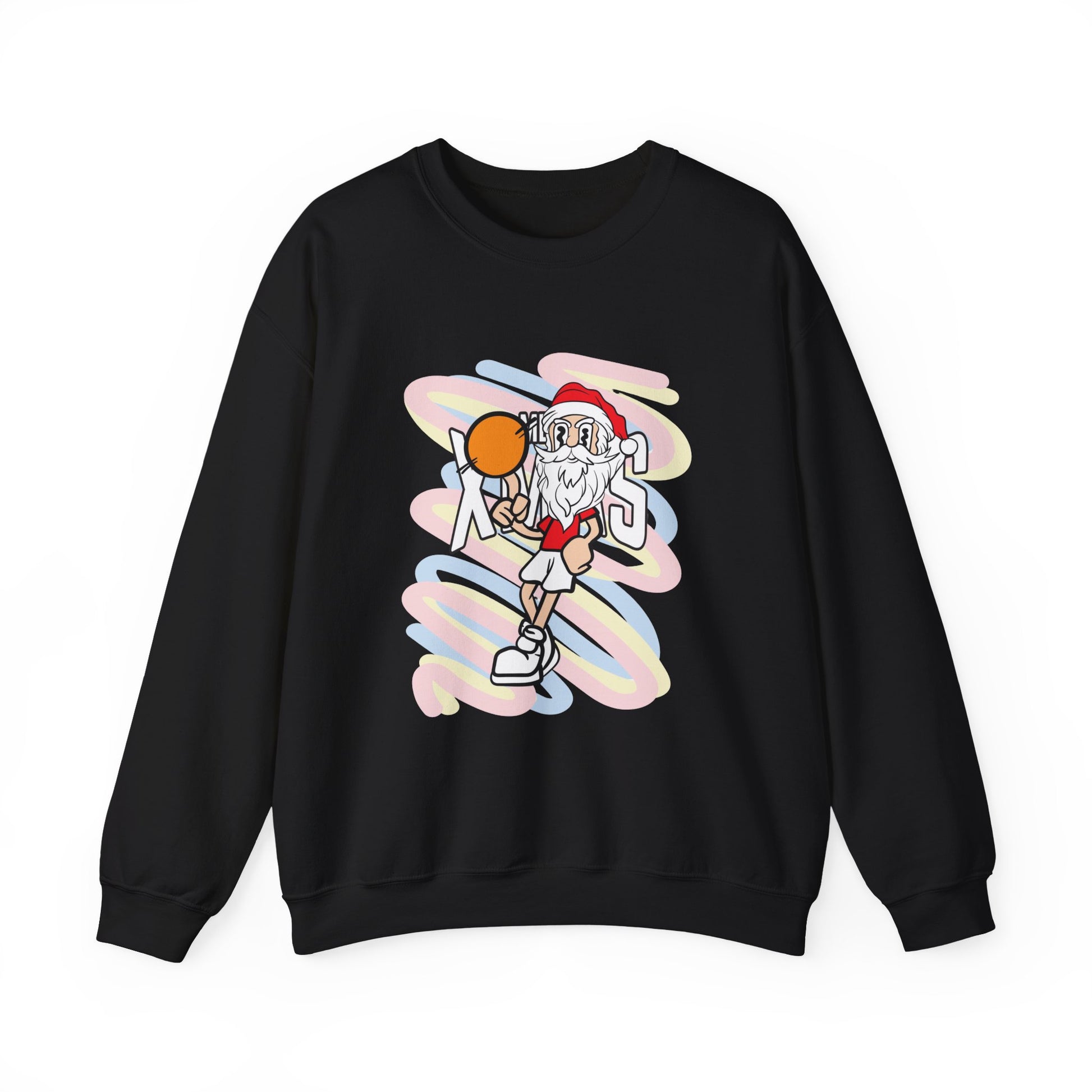 XMAS Santa Basketball Crewneck