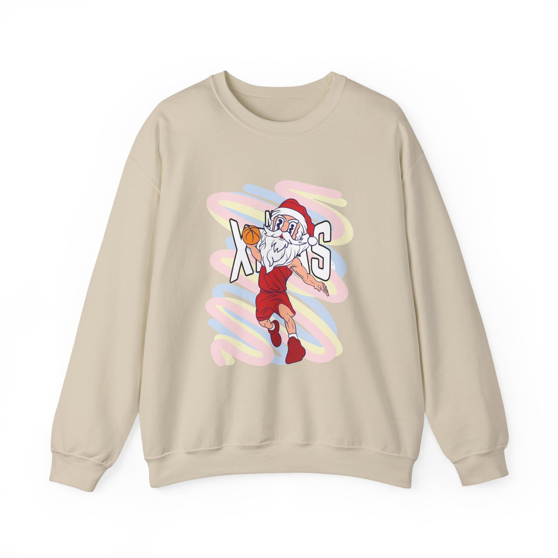 Santa Basketball Street Style Sweatshirt