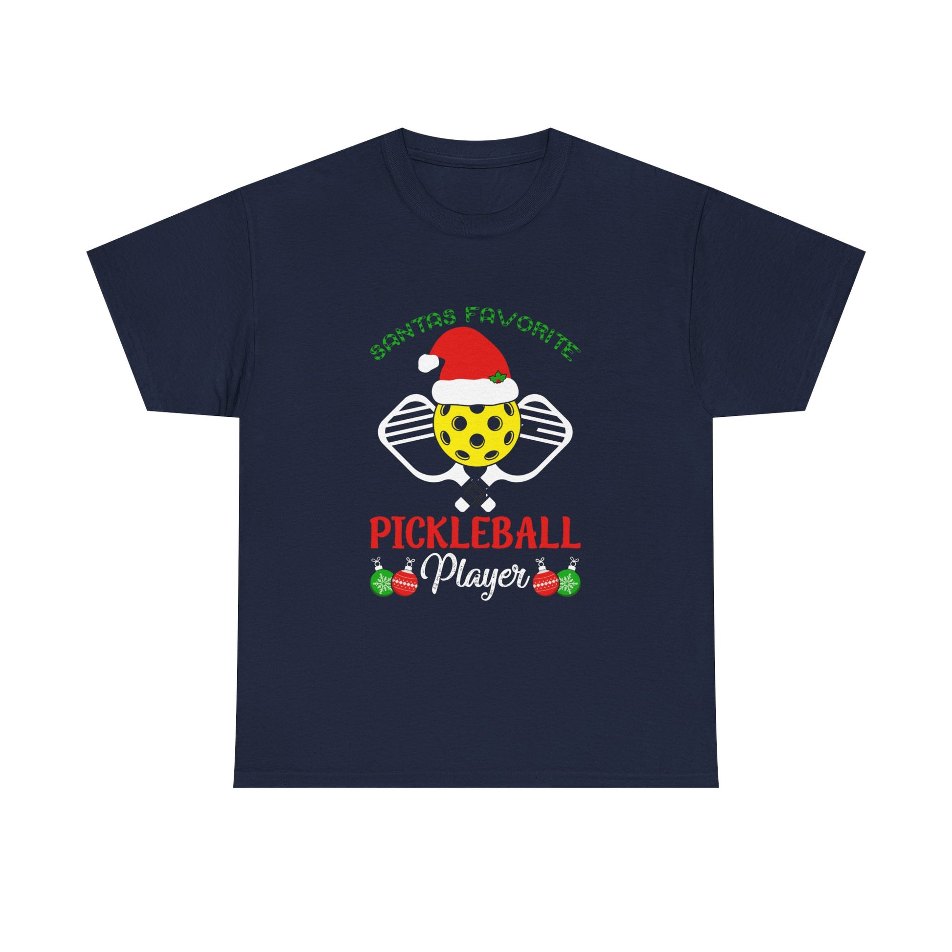 Pickleball Holiday Tee - Unisex Cotton Shirt, Perfect for Sports Lovers, Christmas Gifts, Winter Parties, Game Days, Ice Pickleball Enthusiasts