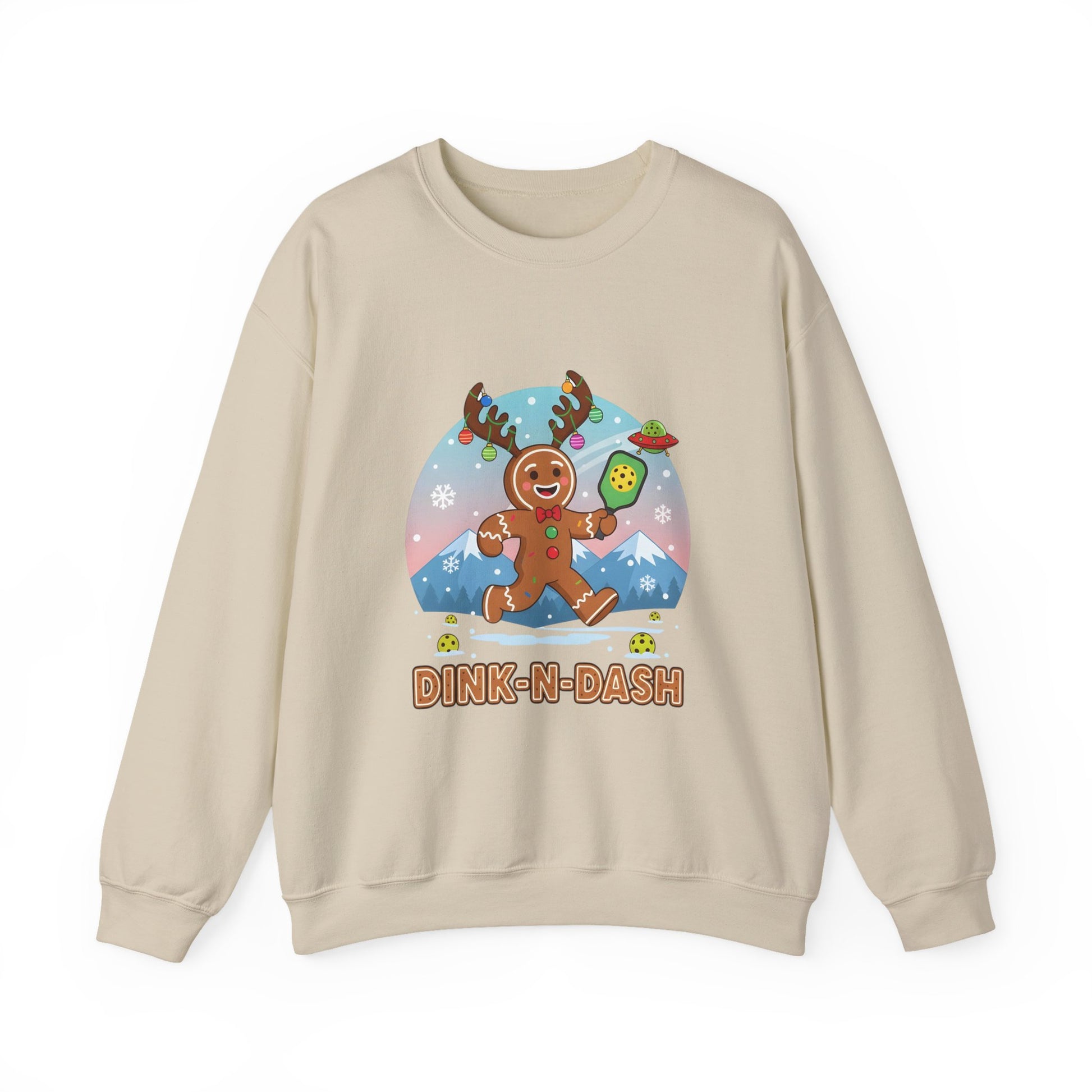 Dink-N-Dash Festive Pickleball Crewneck