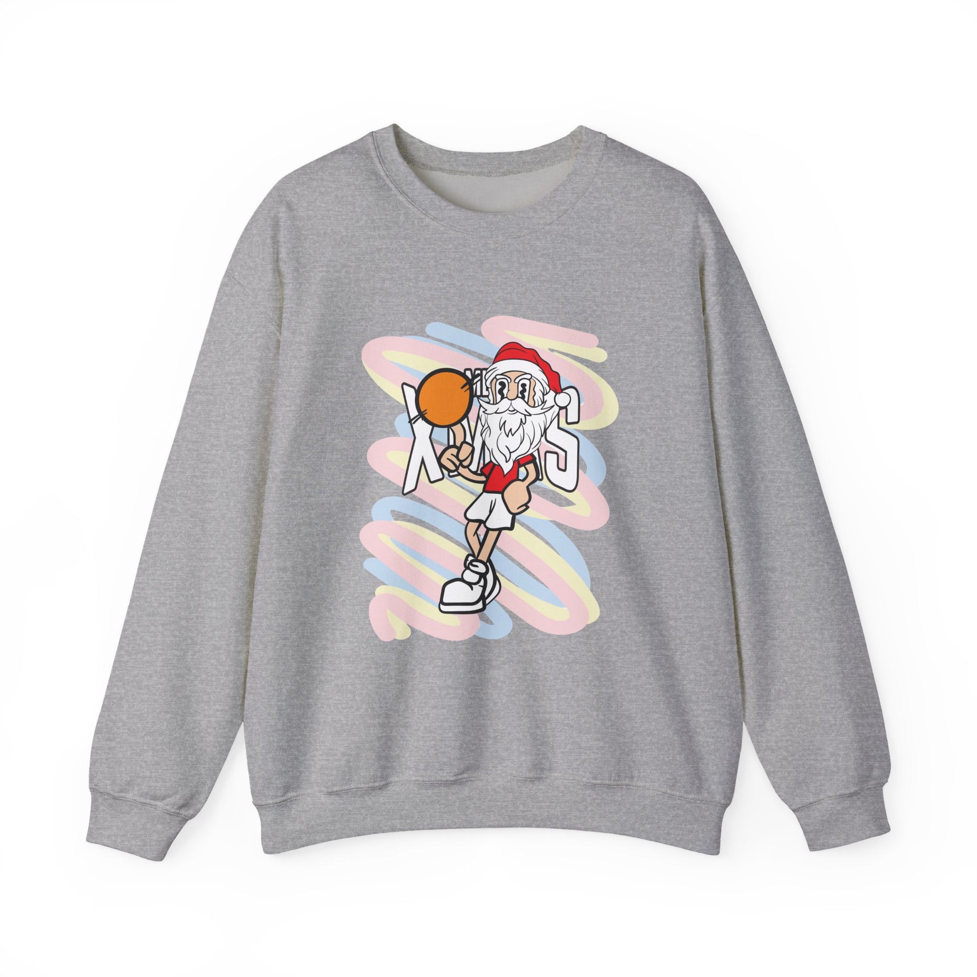 XMAS Santa Basketball Crewneck