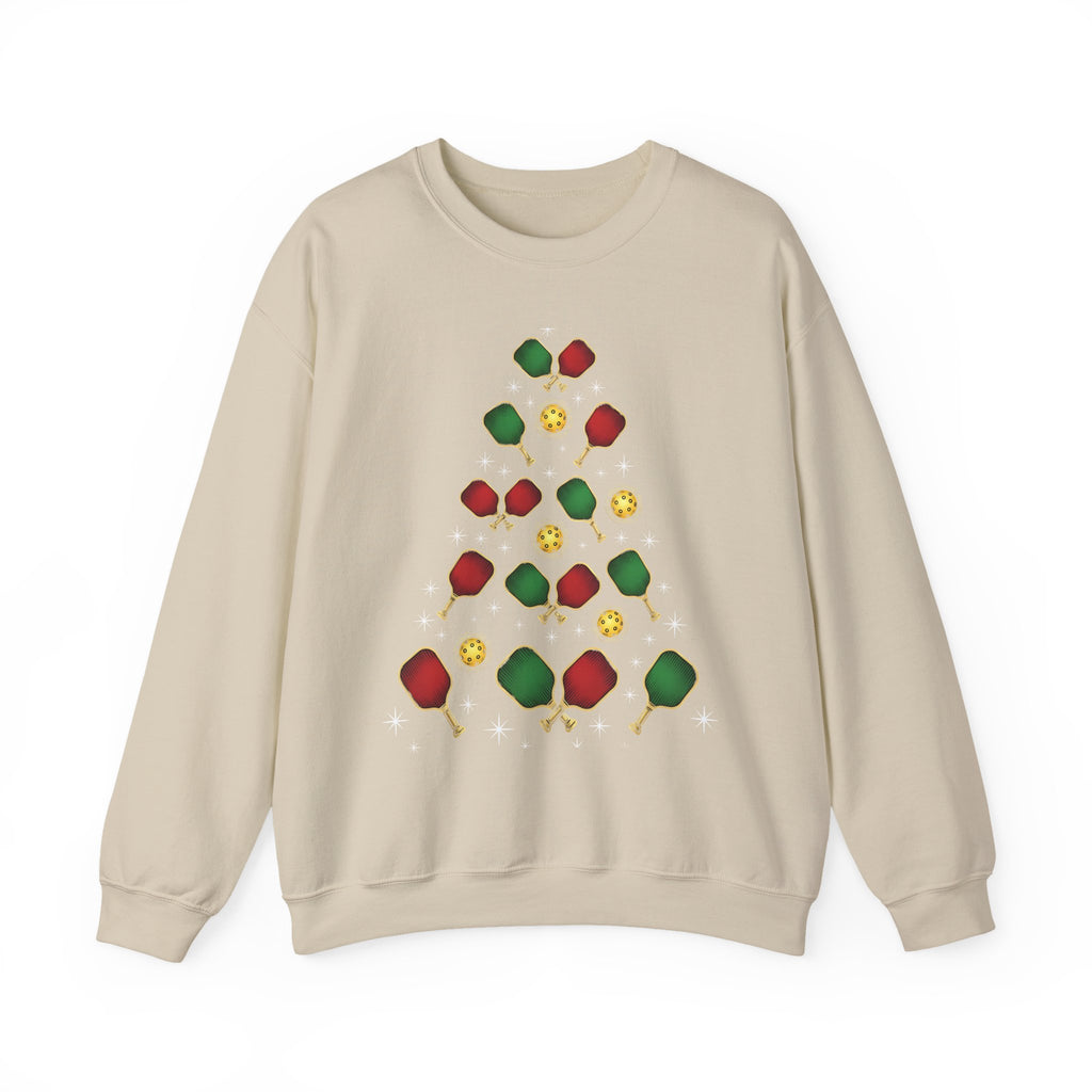 Courtside Christmas Paddle Tree Crewneck