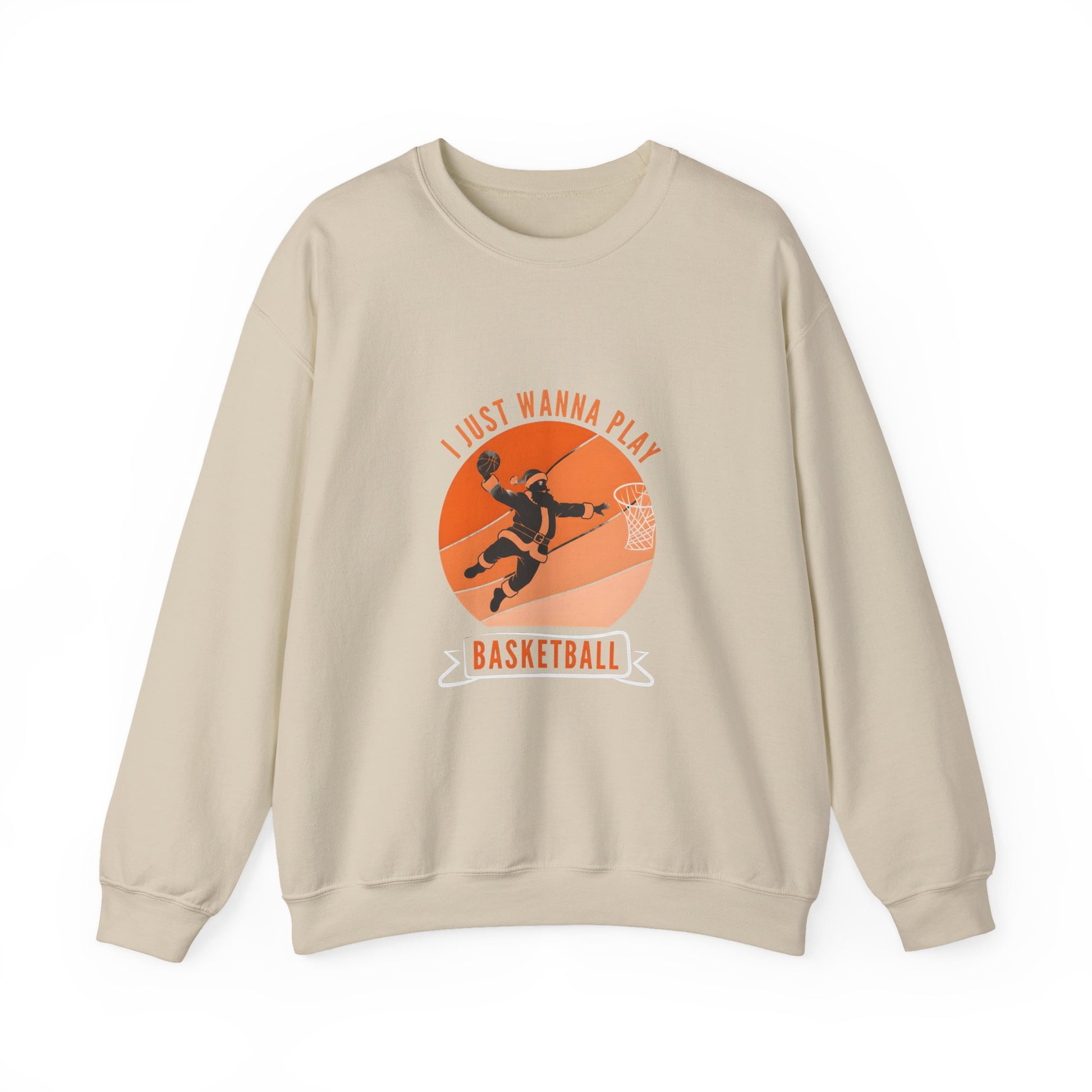 I Just Wanna Play Basketball Crewneck Sweatshirt