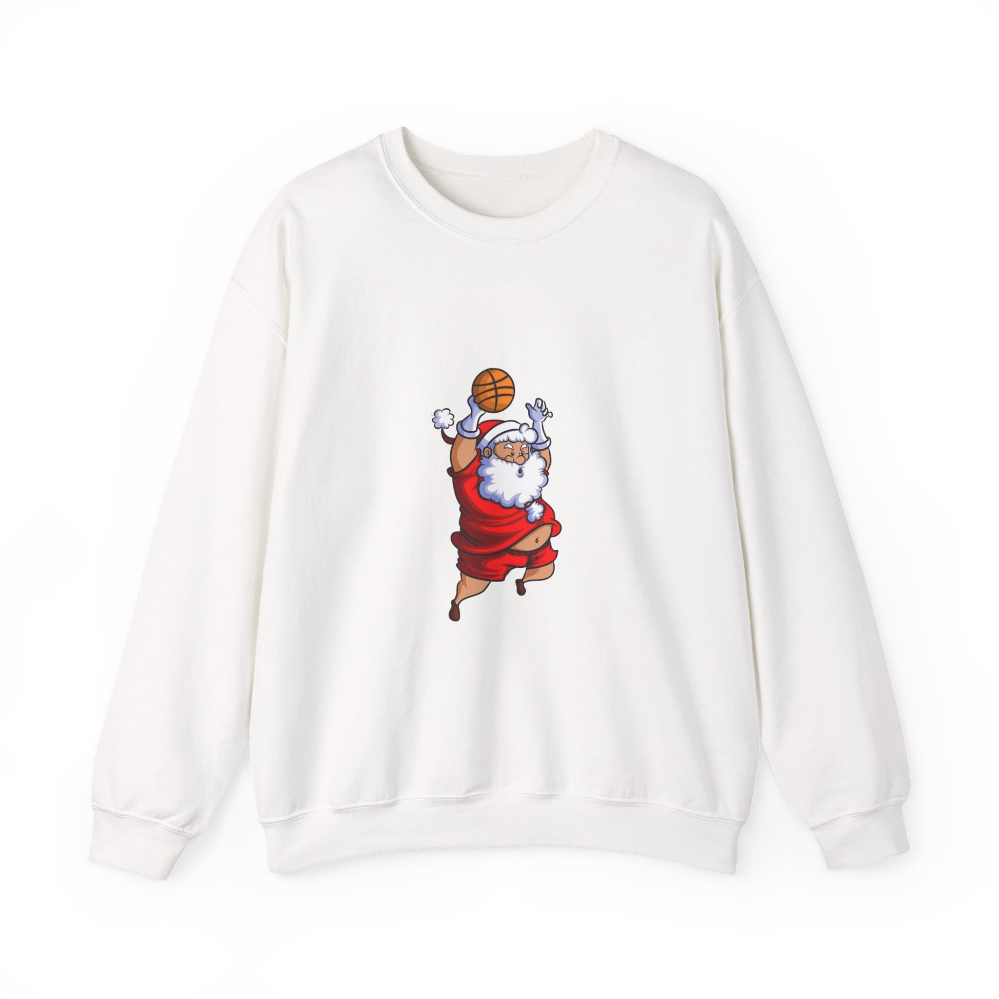 Forest Green Dunking Santa Christmas Sweatshirt