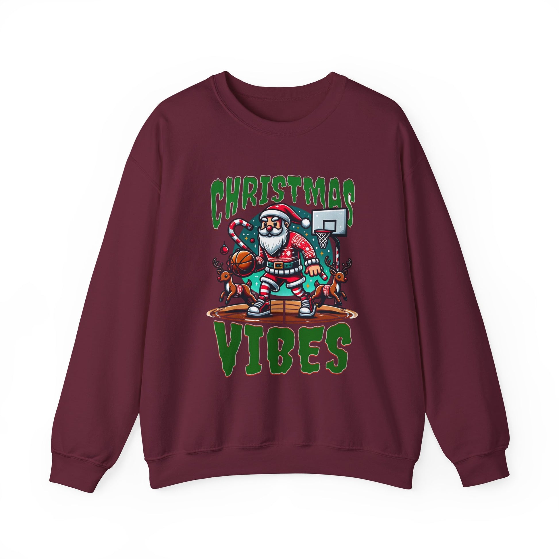 Christmas Vibes Basketball Sweatshirt