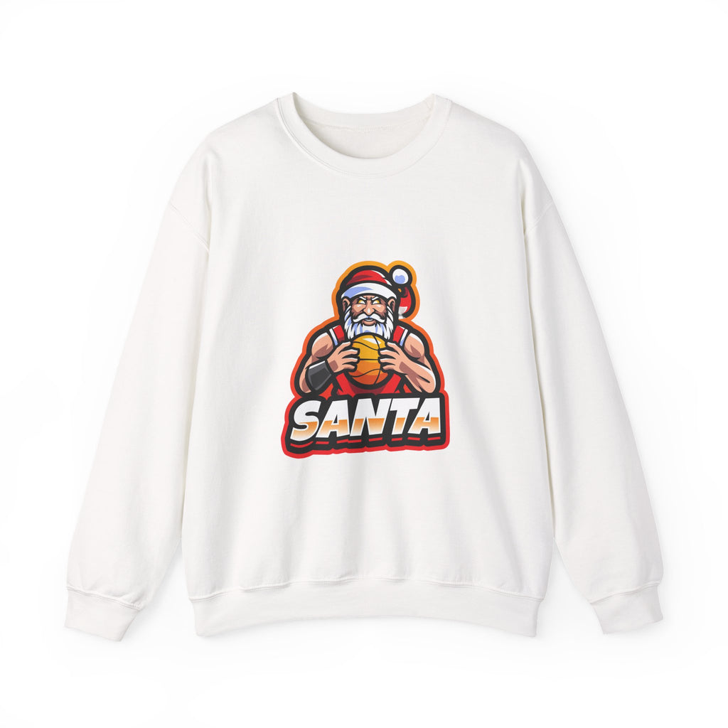 Forest Green Athletic Mascot Santa Christmas Sweatshirt