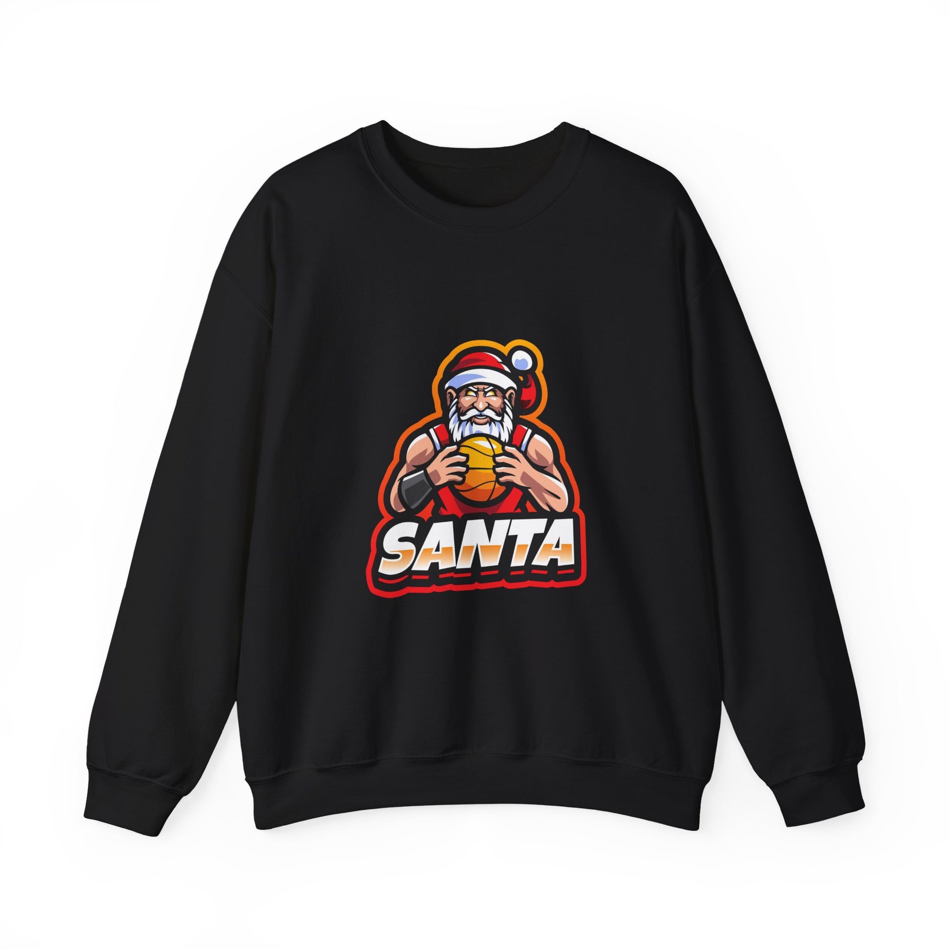 Forest Green Athletic Mascot Santa Christmas Sweatshirt