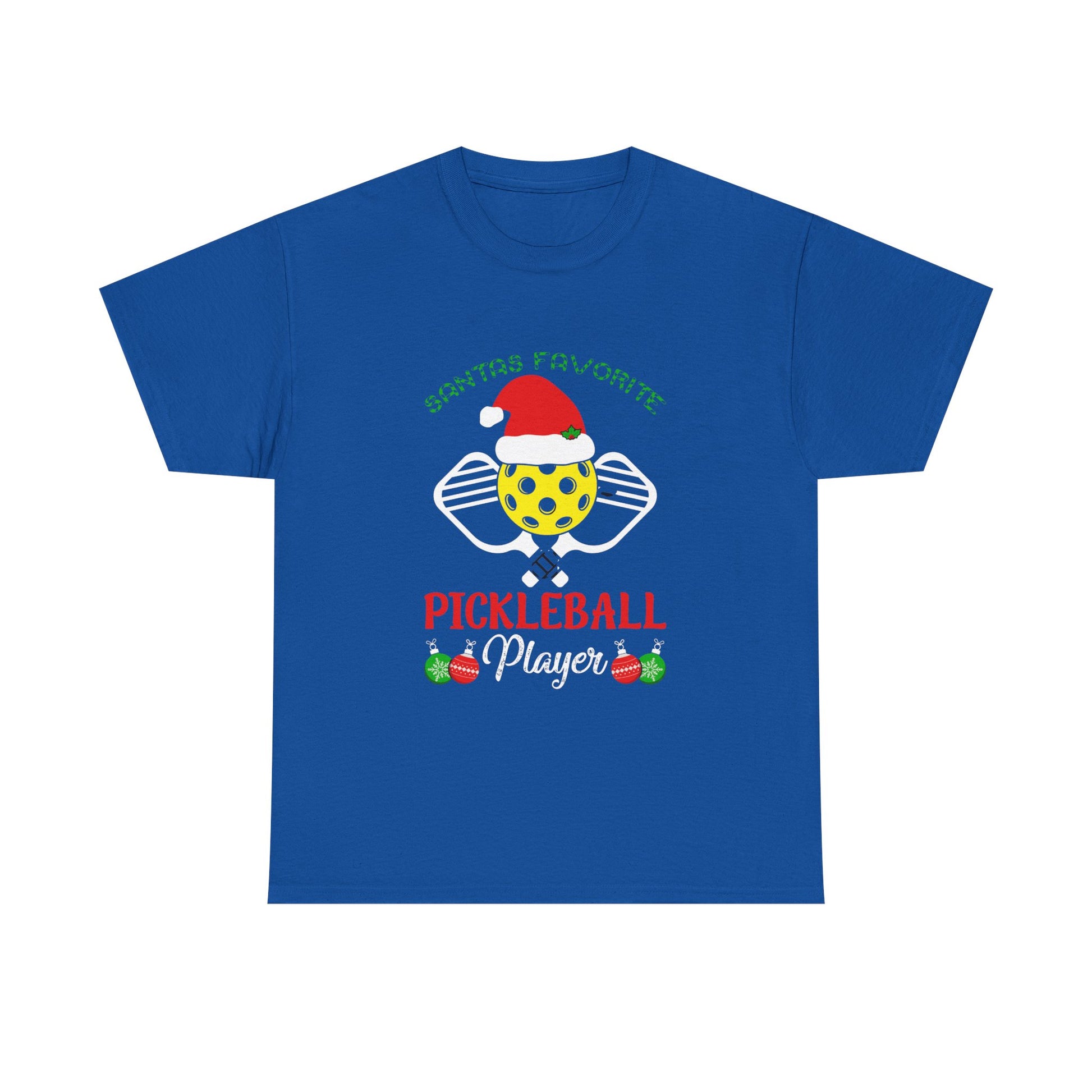 Pickleball Holiday Tee - Unisex Cotton Shirt, Perfect for Sports Lovers, Christmas Gifts, Winter Parties, Game Days, Ice Pickleball Enthusiasts