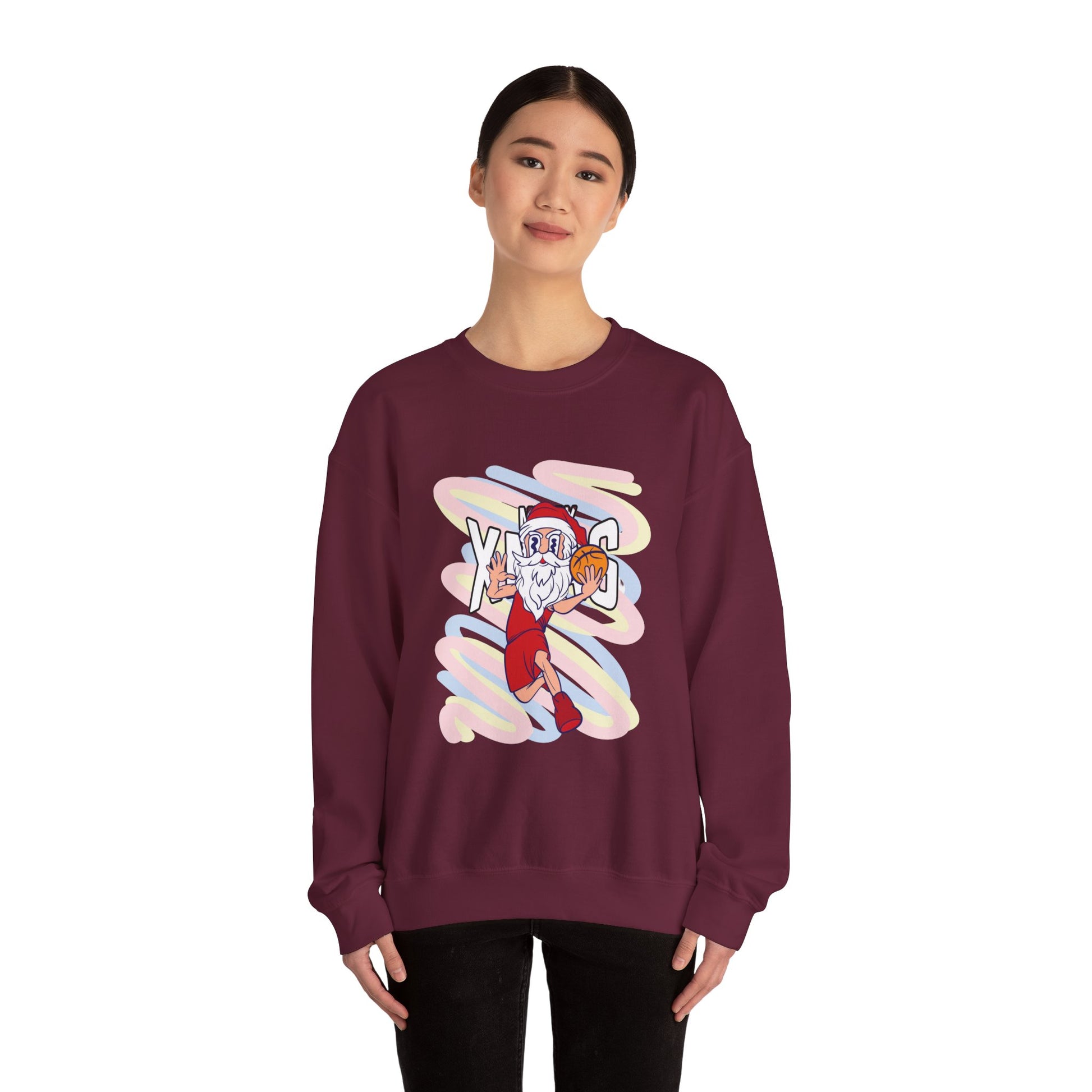 Streetwear Basketball Christmas Sweatshirt