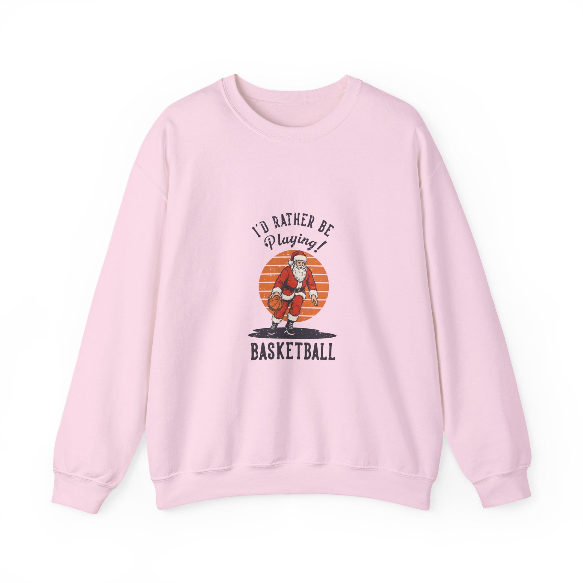 "I'd Rather Be Playing Basketball" Vintage Christmas Sweatshirt