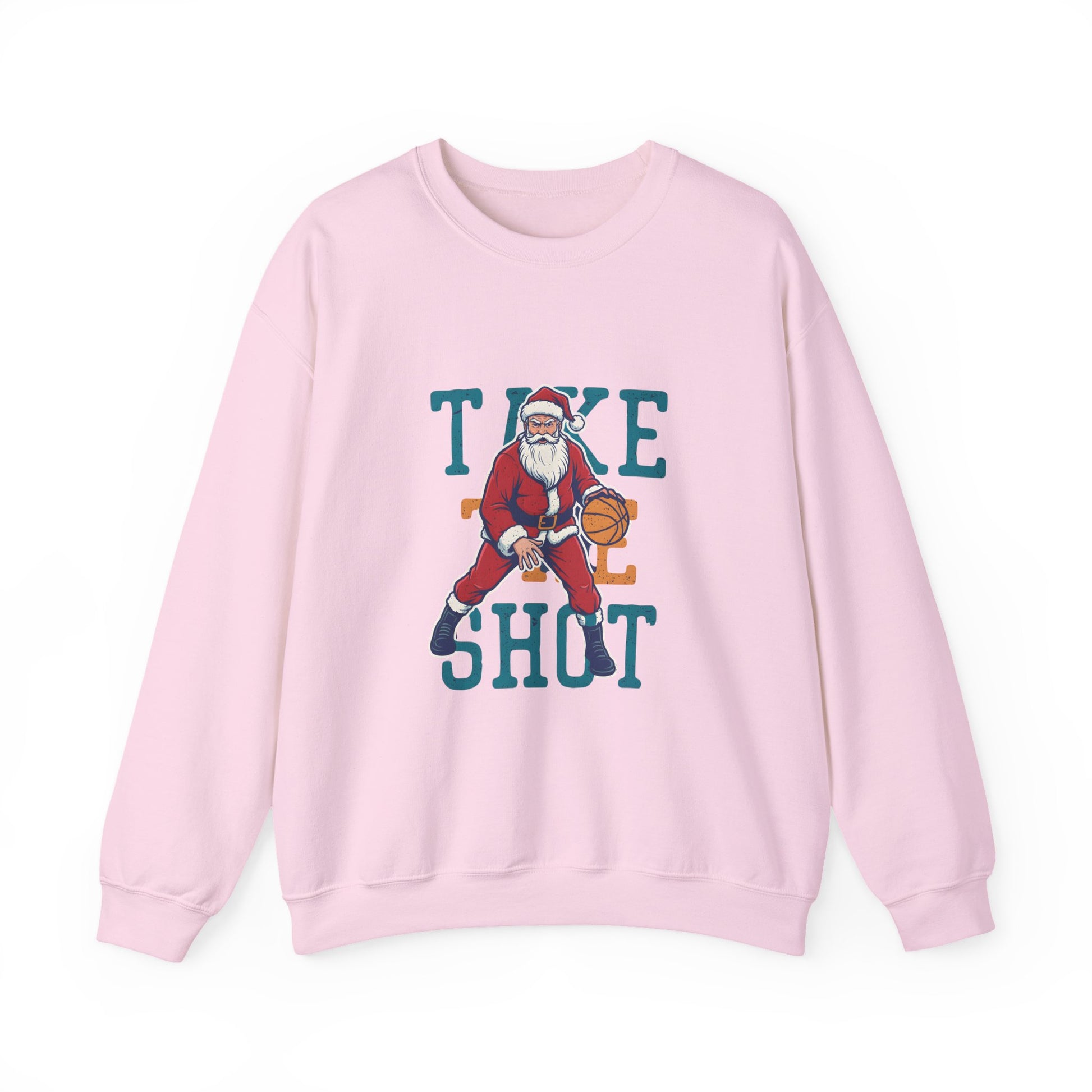 "Take the Shot" Santa Basketball Sweatshirt