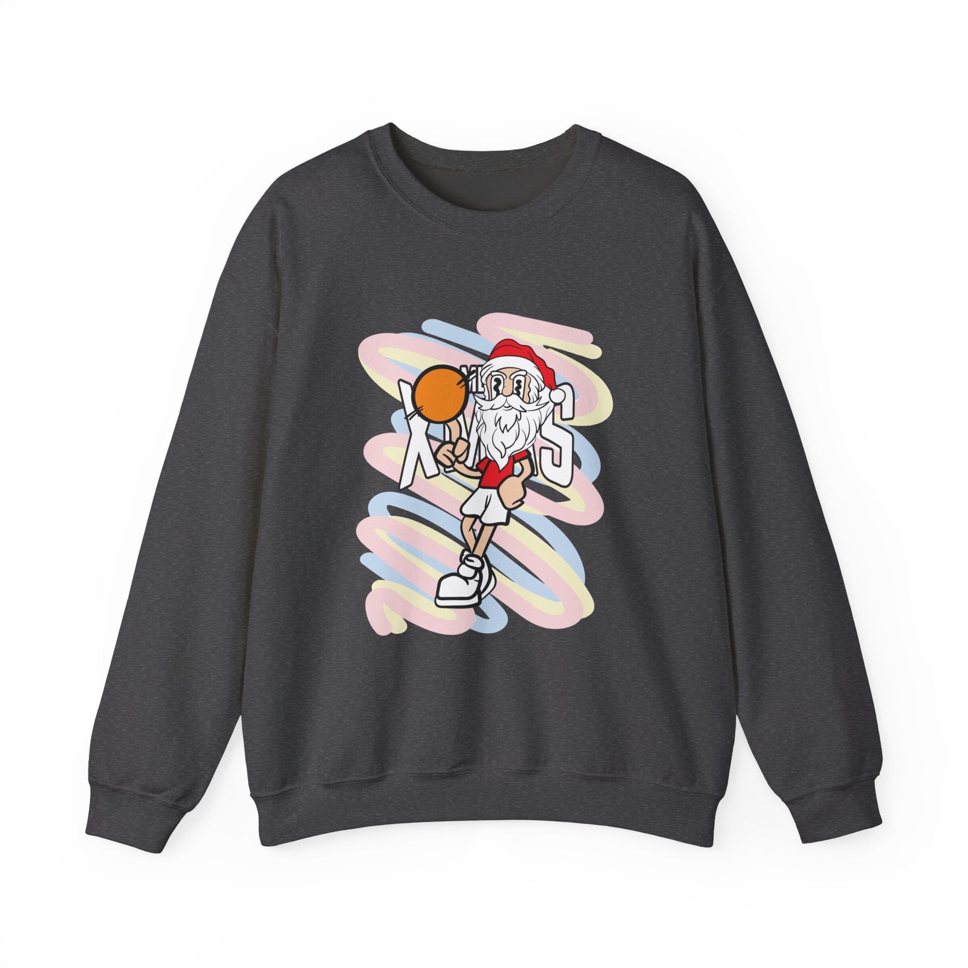 XMAS Santa Basketball Crewneck