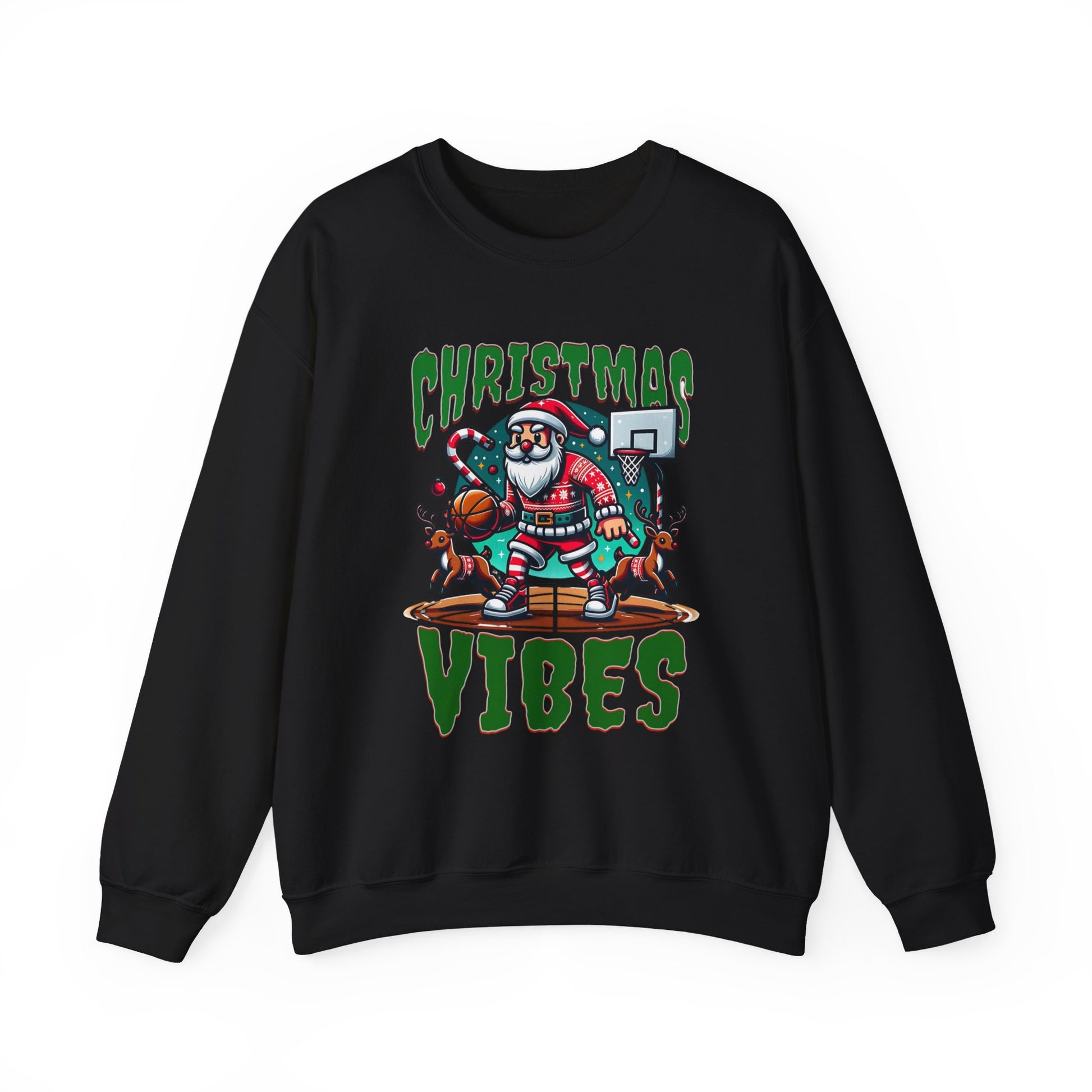 Christmas Vibes Basketball Sweatshirt