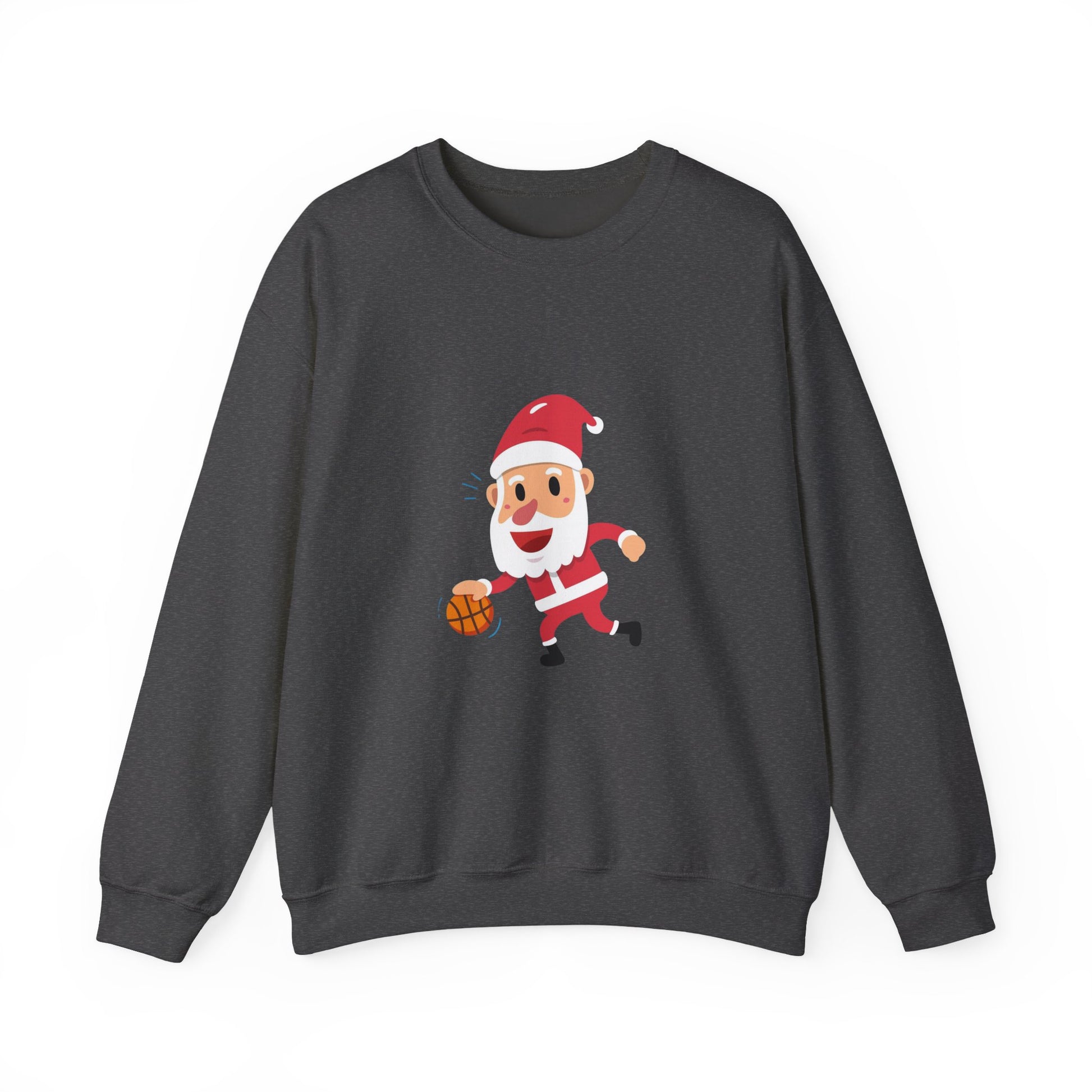 Forest Green Dribbling Santa Christmas Sweatshirt
