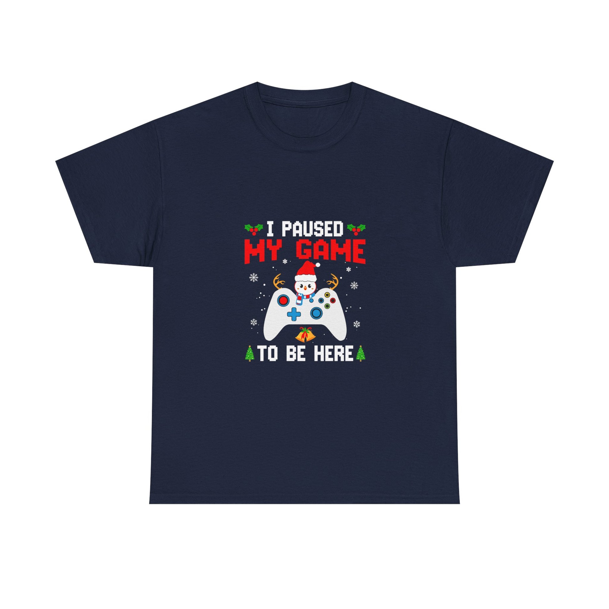 Gaming Holiday Tee - Unisex Cotton Shirt, Perfect for Sports Lovers, Christmas Gifts, Winter Parties, Game Days, Ice Game Enthusiasts