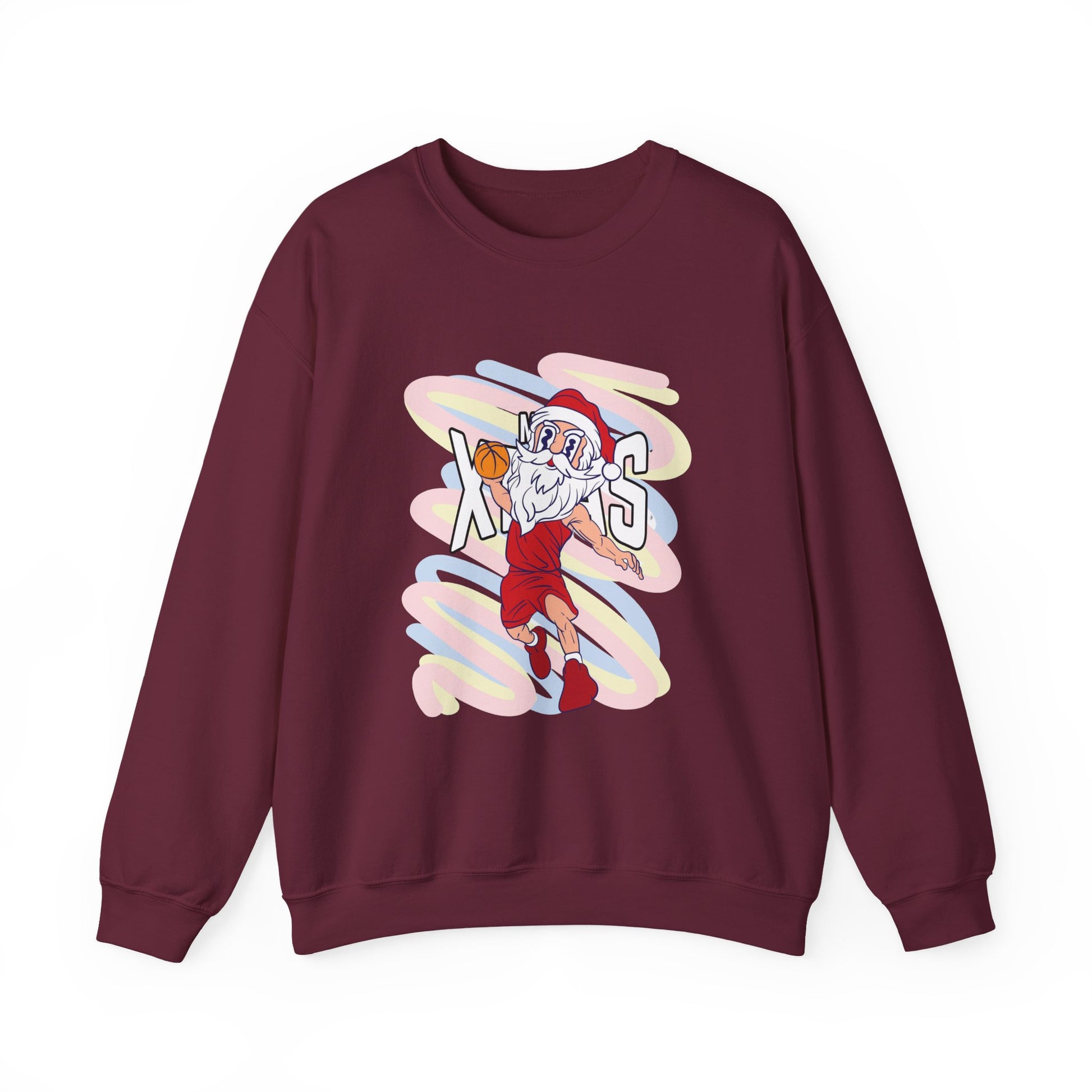 Santa Basketball Street Style Sweatshirt