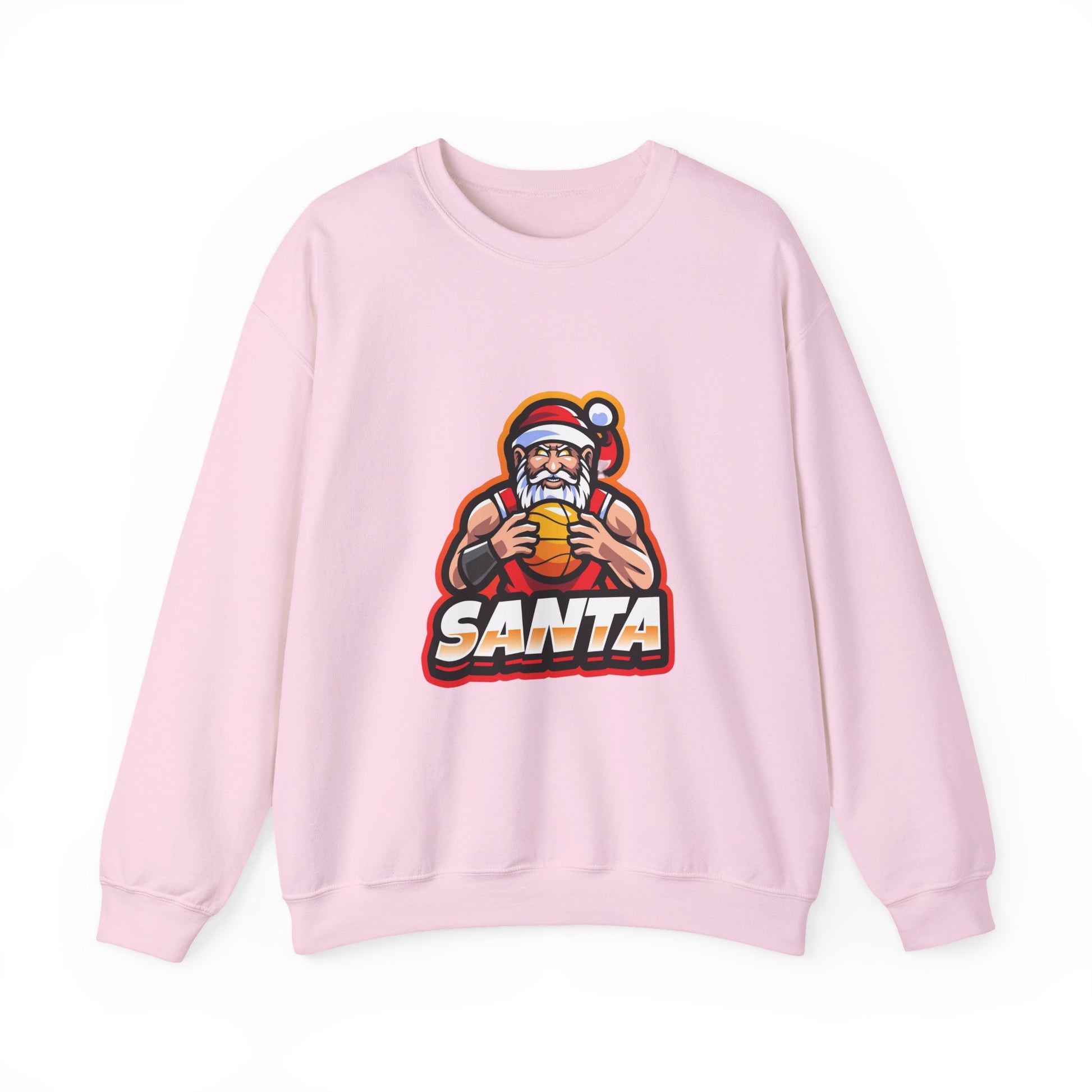 Forest Green Athletic Mascot Santa Christmas Sweatshirt
