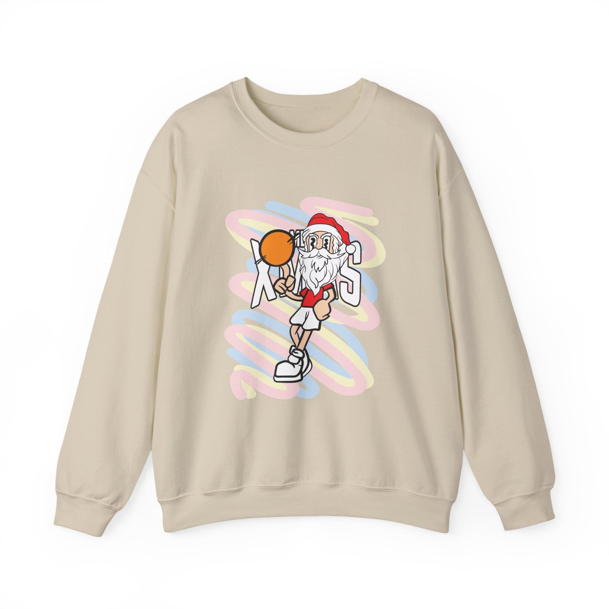 XMAS Santa Basketball Crewneck