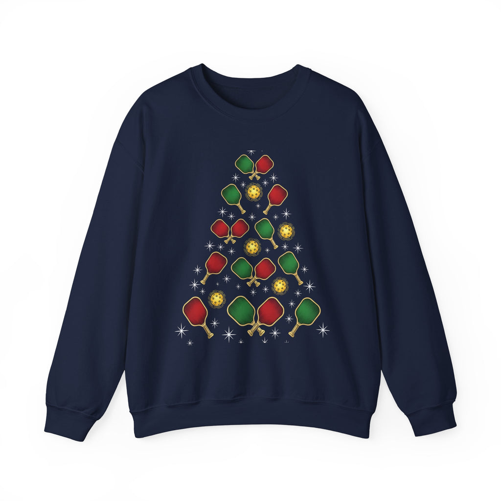 Courtside Christmas Paddle Tree Crewneck