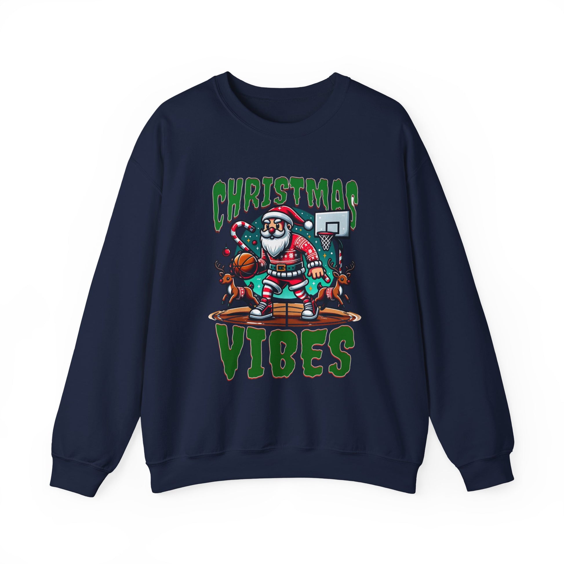 Christmas Vibes Basketball Sweatshirt