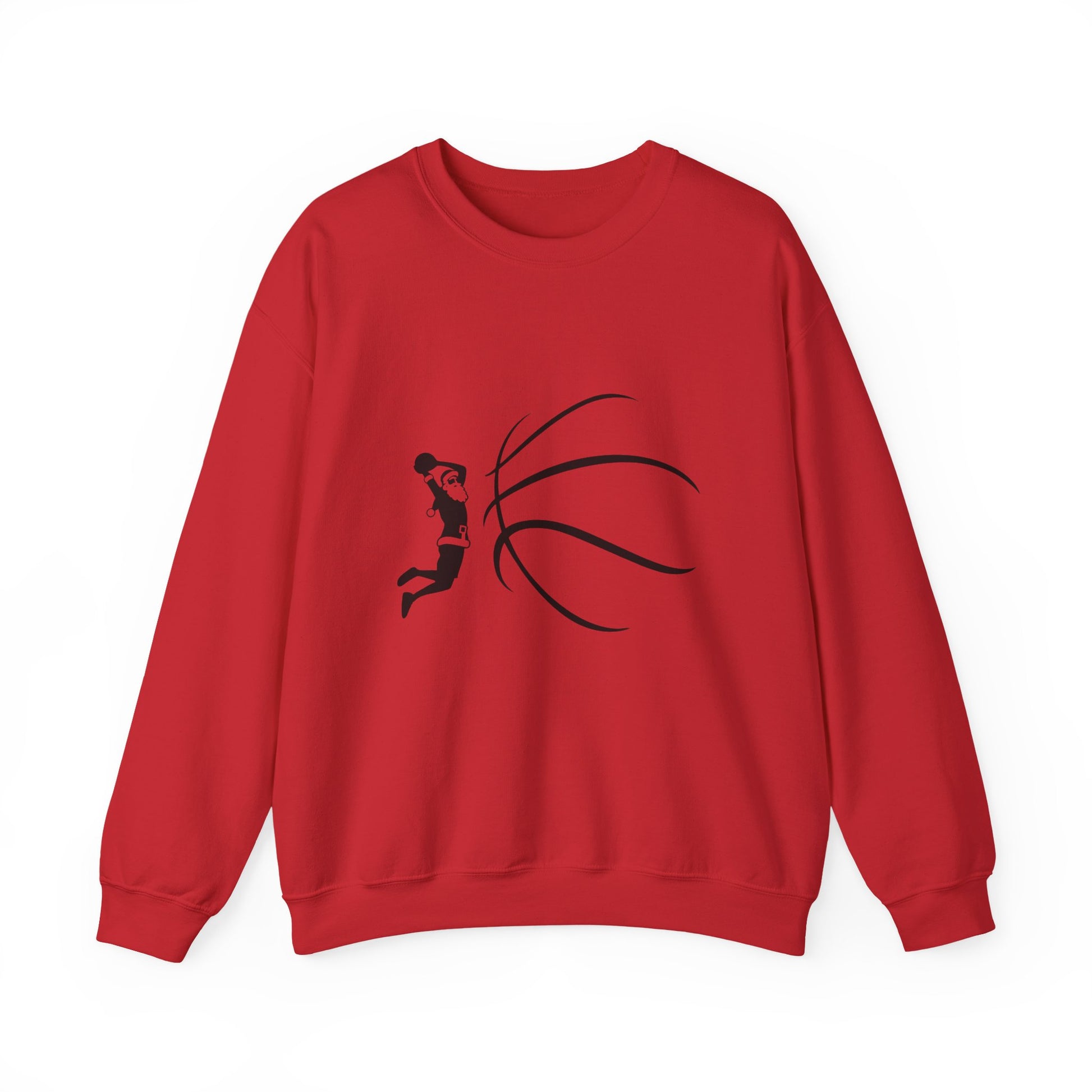 Women's Basketball Sweatshirt - Female Player Silhouette Design