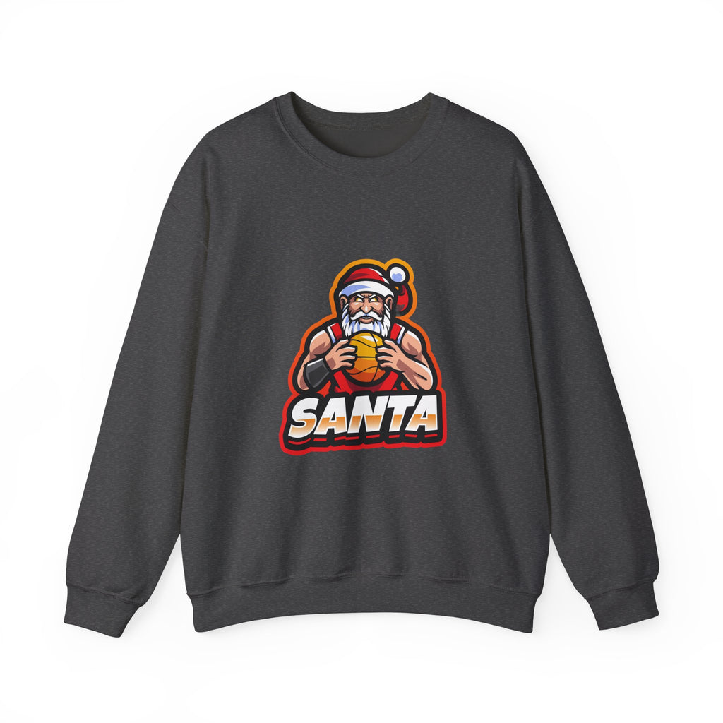 Forest Green Athletic Mascot Santa Christmas Sweatshirt