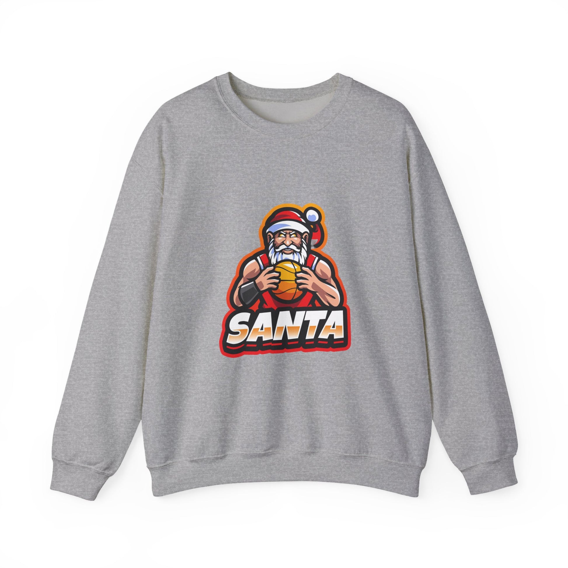 Forest Green Athletic Mascot Santa Christmas Sweatshirt