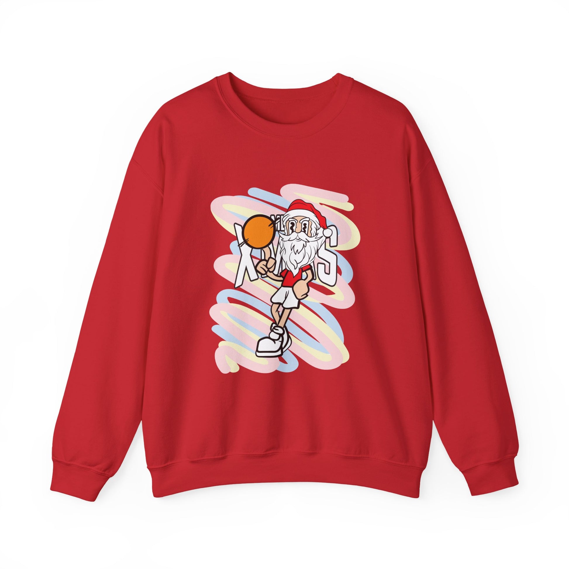 XMAS Santa Basketball Crewneck