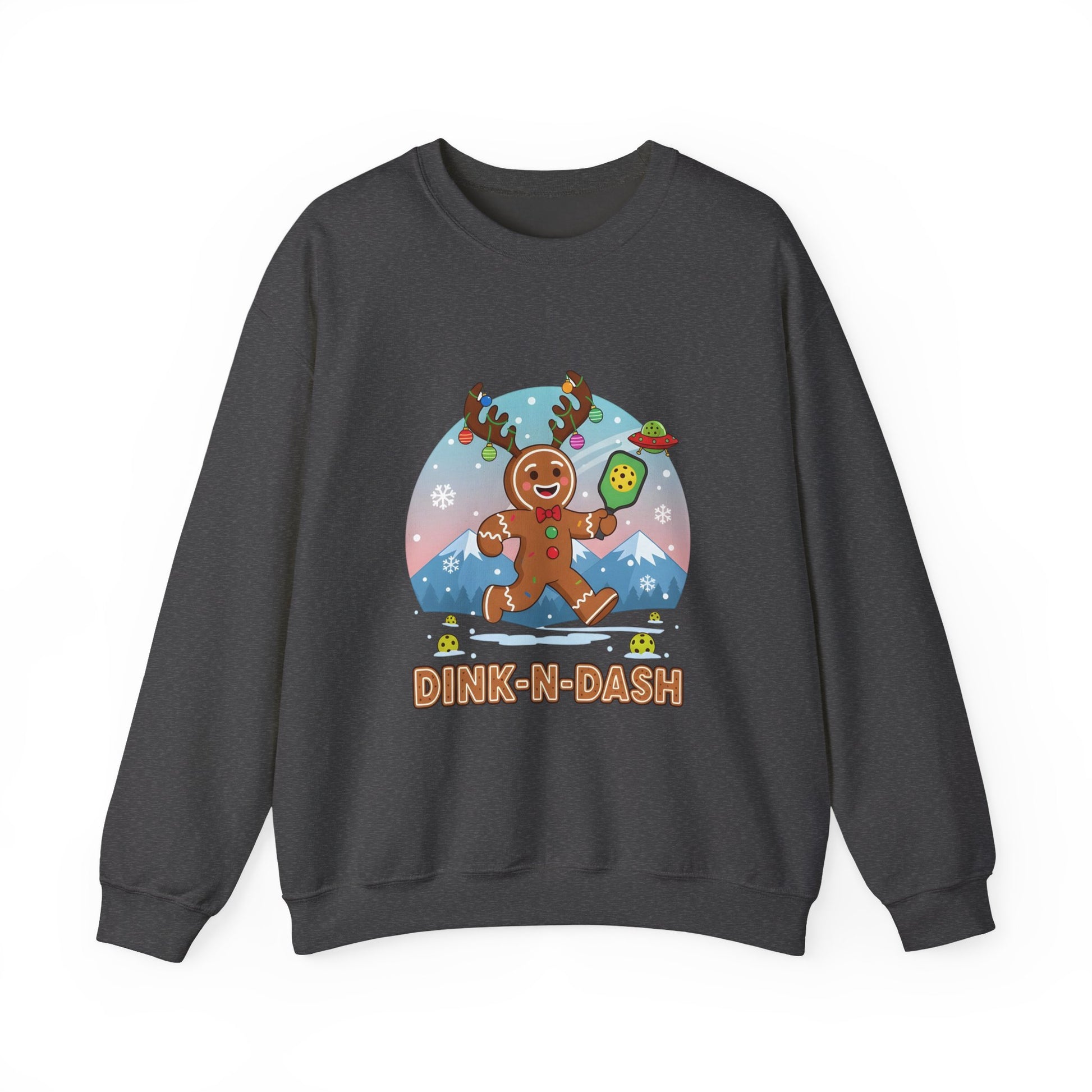 Dink-N-Dash Festive Pickleball Crewneck