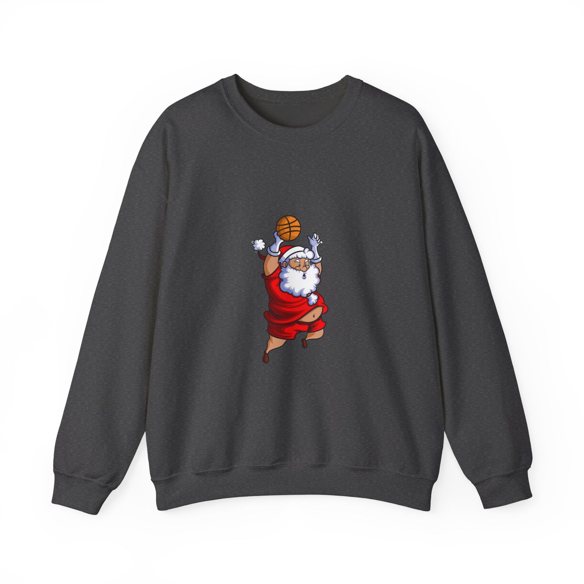 Forest Green Dunking Santa Christmas Sweatshirt