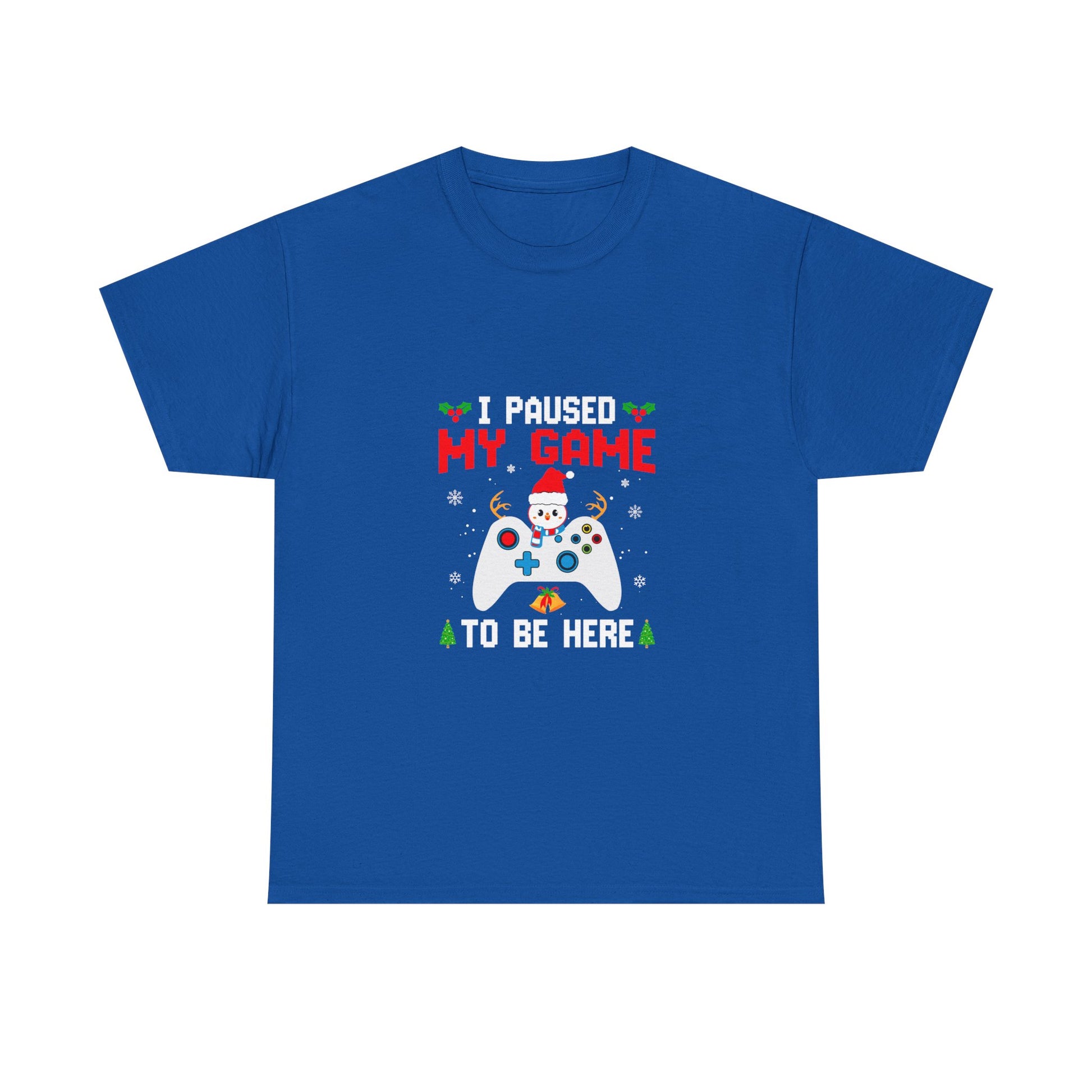 Gaming Holiday Tee - Unisex Cotton Shirt, Perfect for Sports Lovers, Christmas Gifts, Winter Parties, Game Days, Ice Game Enthusiasts