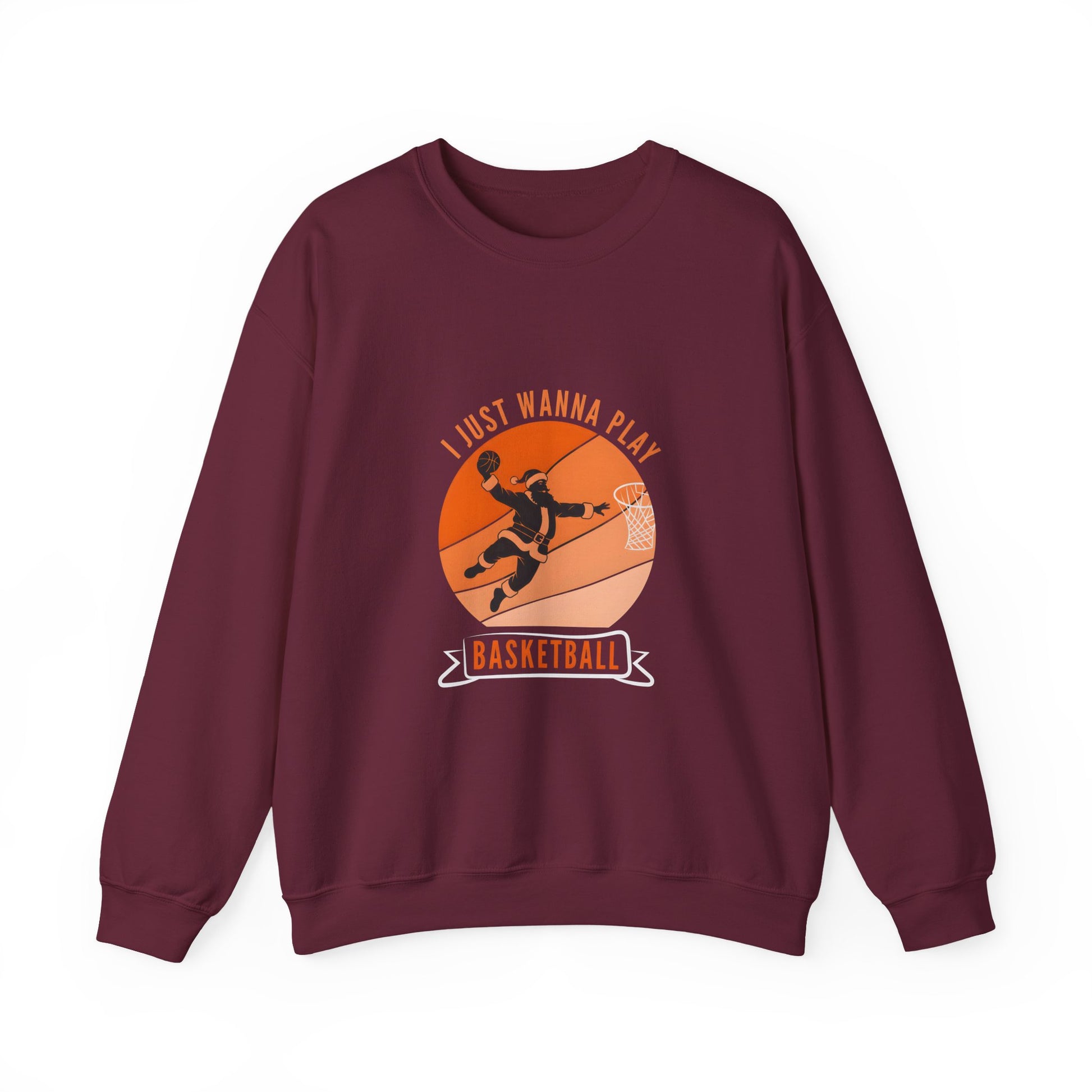 I Just Wanna Play Basketball Crewneck Sweatshirt