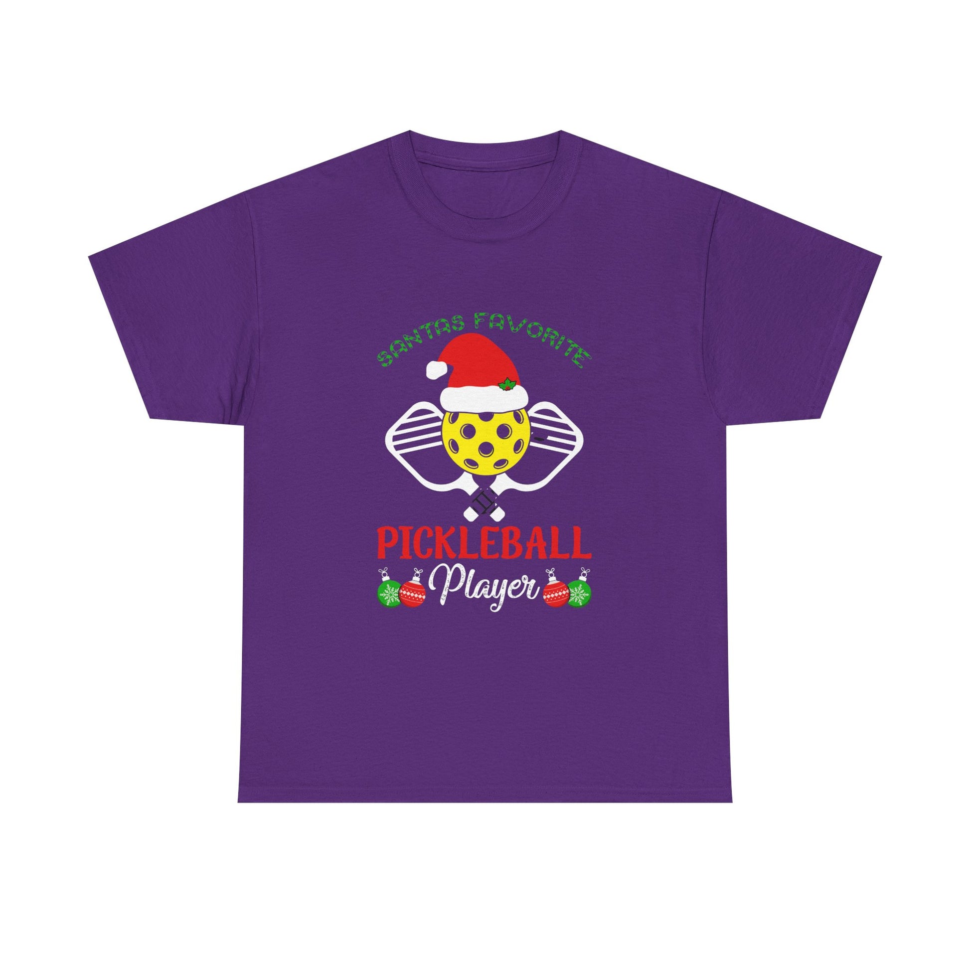 Pickleball Holiday Tee - Unisex Cotton Shirt, Perfect for Sports Lovers, Christmas Gifts, Winter Parties, Game Days, Ice Pickleball Enthusiasts