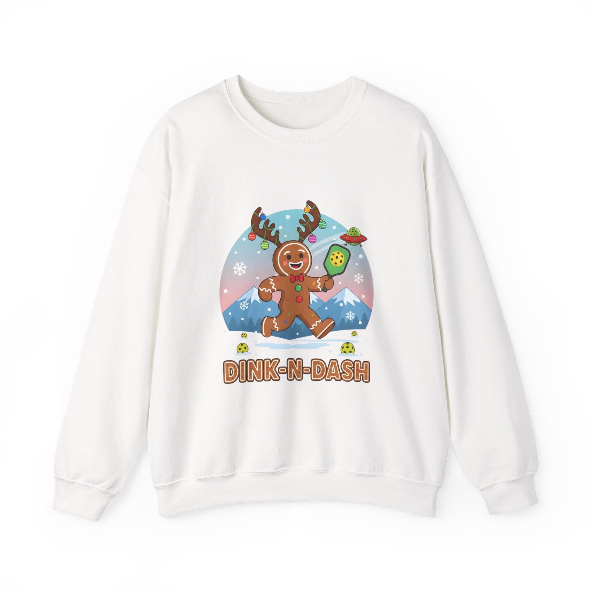 Dink-N-Dash Festive Pickleball Crewneck