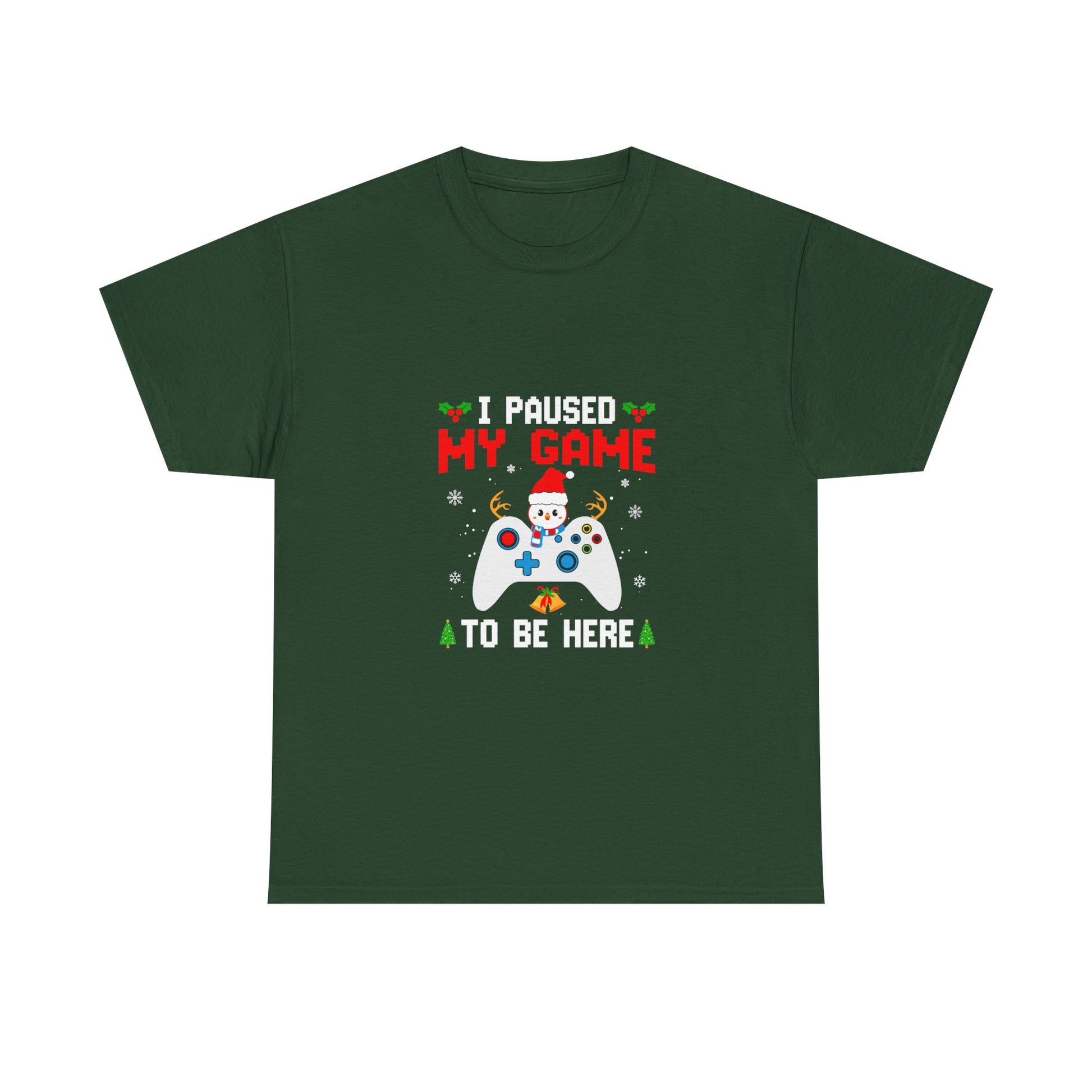 Gaming Holiday Tee - Unisex Cotton Shirt, Perfect for Sports Lovers, Christmas Gifts, Winter Parties, Game Days, Ice Game Enthusiasts