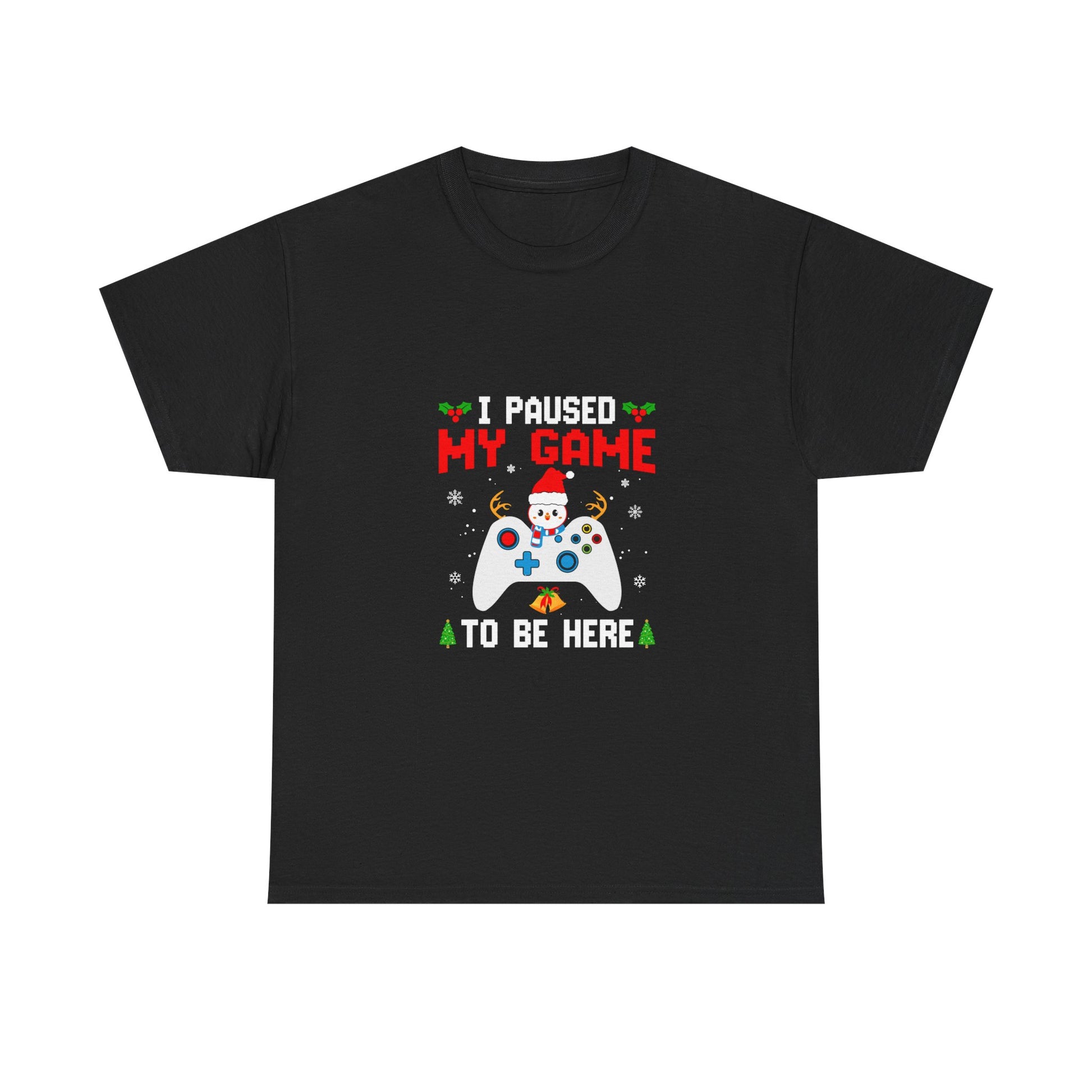 Gaming Holiday Tee - Unisex Cotton Shirt, Perfect for Sports Lovers, Christmas Gifts, Winter Parties, Game Days, Ice Game Enthusiasts