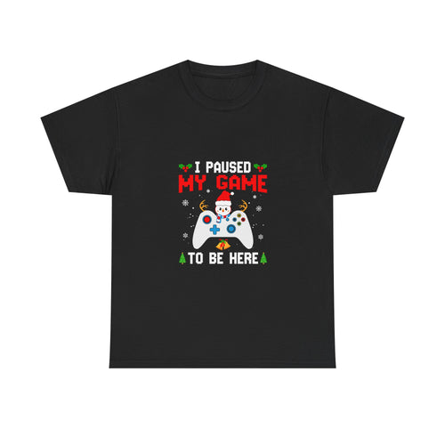Gaming Holiday Tee - Unisex Cotton Shirt, Perfect for Sports Lovers, Christmas Gifts, Winter Parties, Game Days, Ice Game Enthusiasts