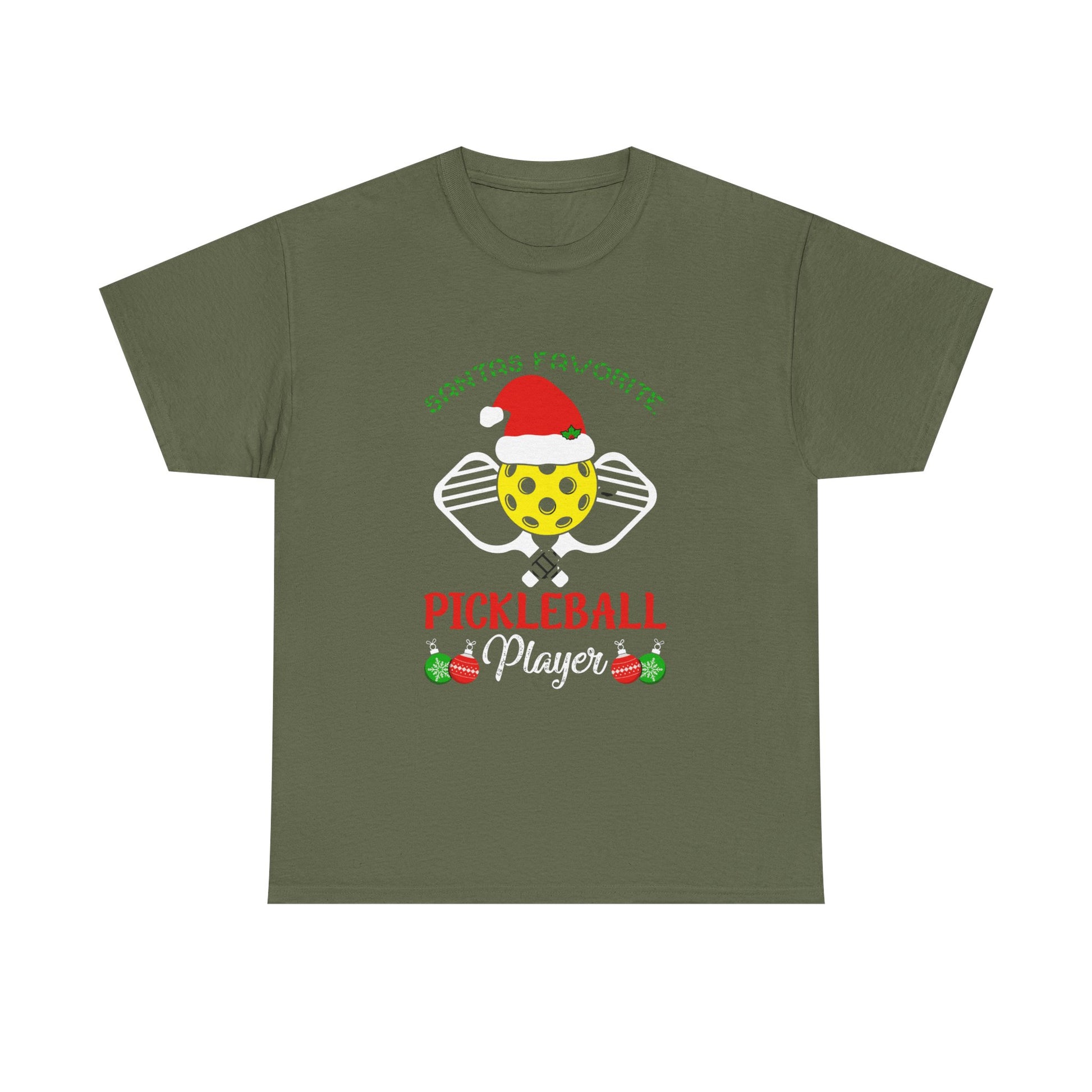 Pickleball Holiday Tee - Unisex Cotton Shirt, Perfect for Sports Lovers, Christmas Gifts, Winter Parties, Game Days, Ice Pickleball Enthusiasts