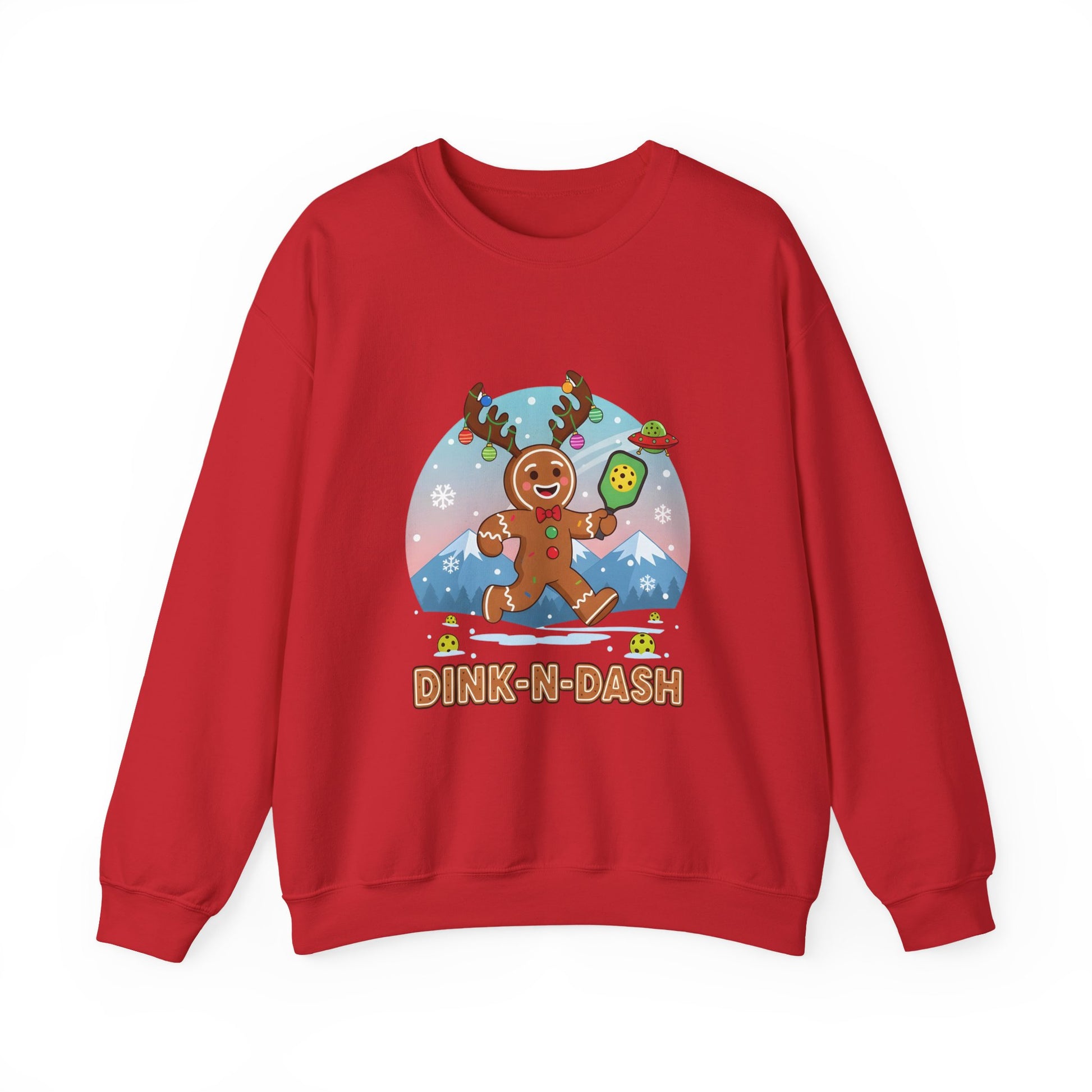 Dink-N-Dash Festive Pickleball Crewneck