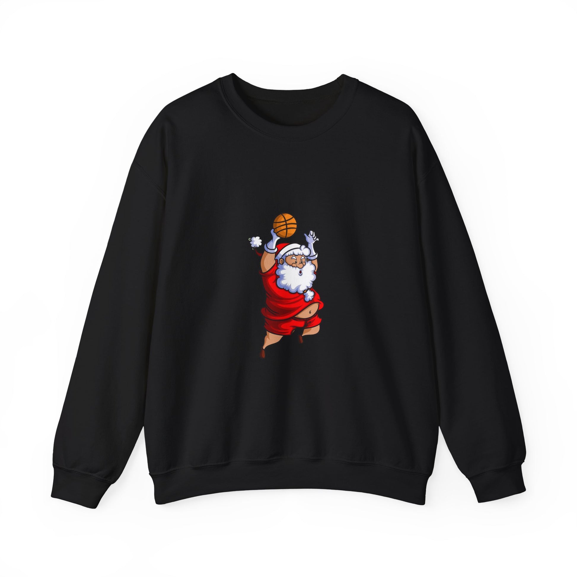 Forest Green Dunking Santa Christmas Sweatshirt