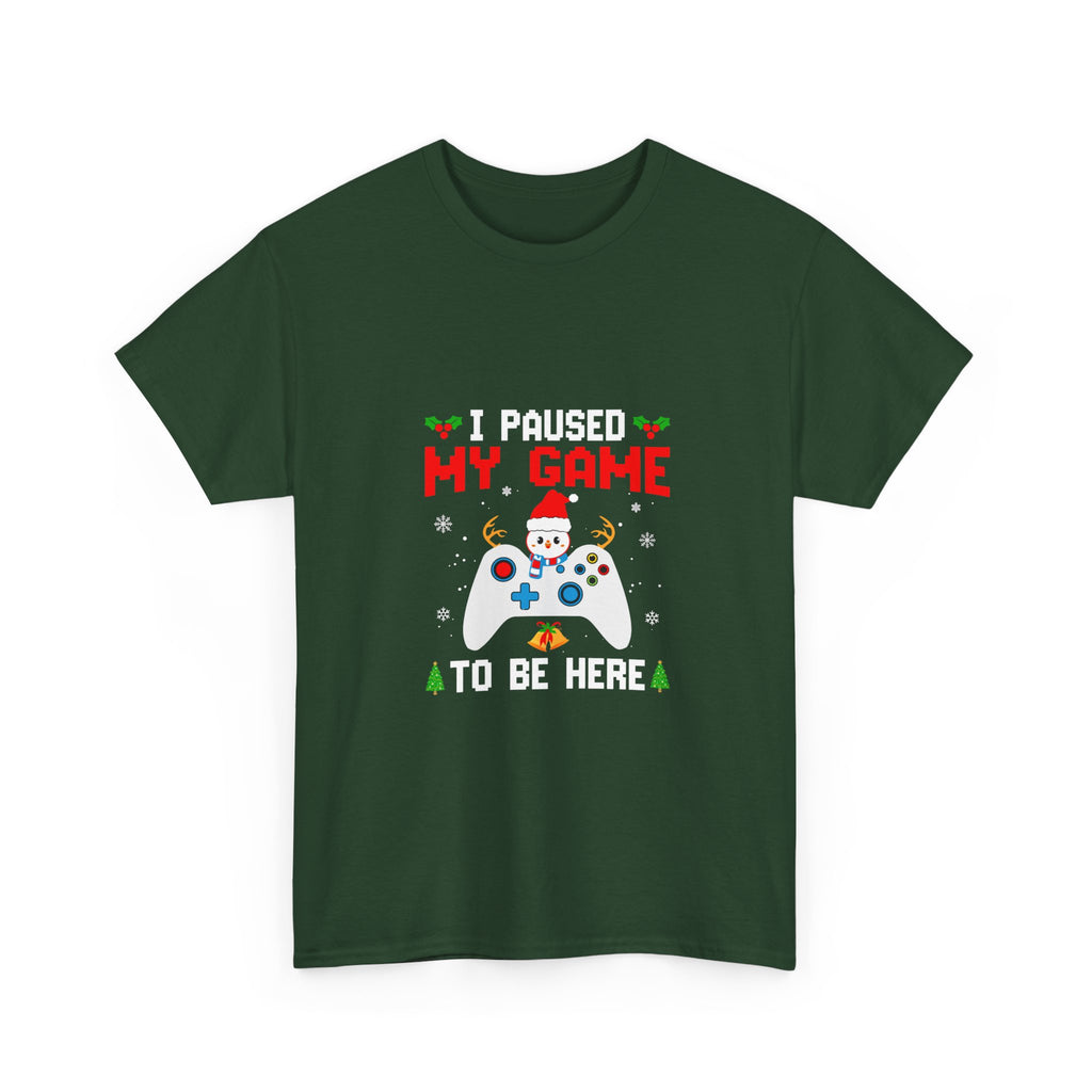 Gaming Holiday Tee - Unisex Cotton Shirt, Perfect for Sports Lovers, Christmas Gifts, Winter Parties, Game Days, Ice Game Enthusiasts