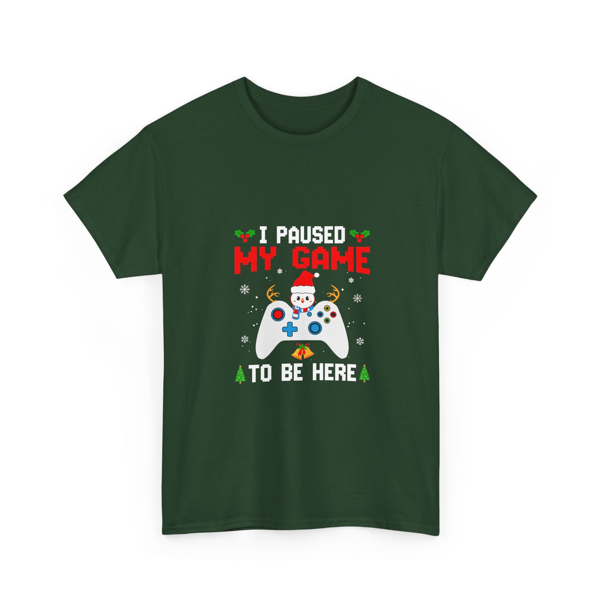 Gaming Holiday Tee - Unisex Cotton Shirt, Perfect for Sports Lovers, Christmas Gifts, Winter Parties, Game Days, Ice Game Enthusiasts