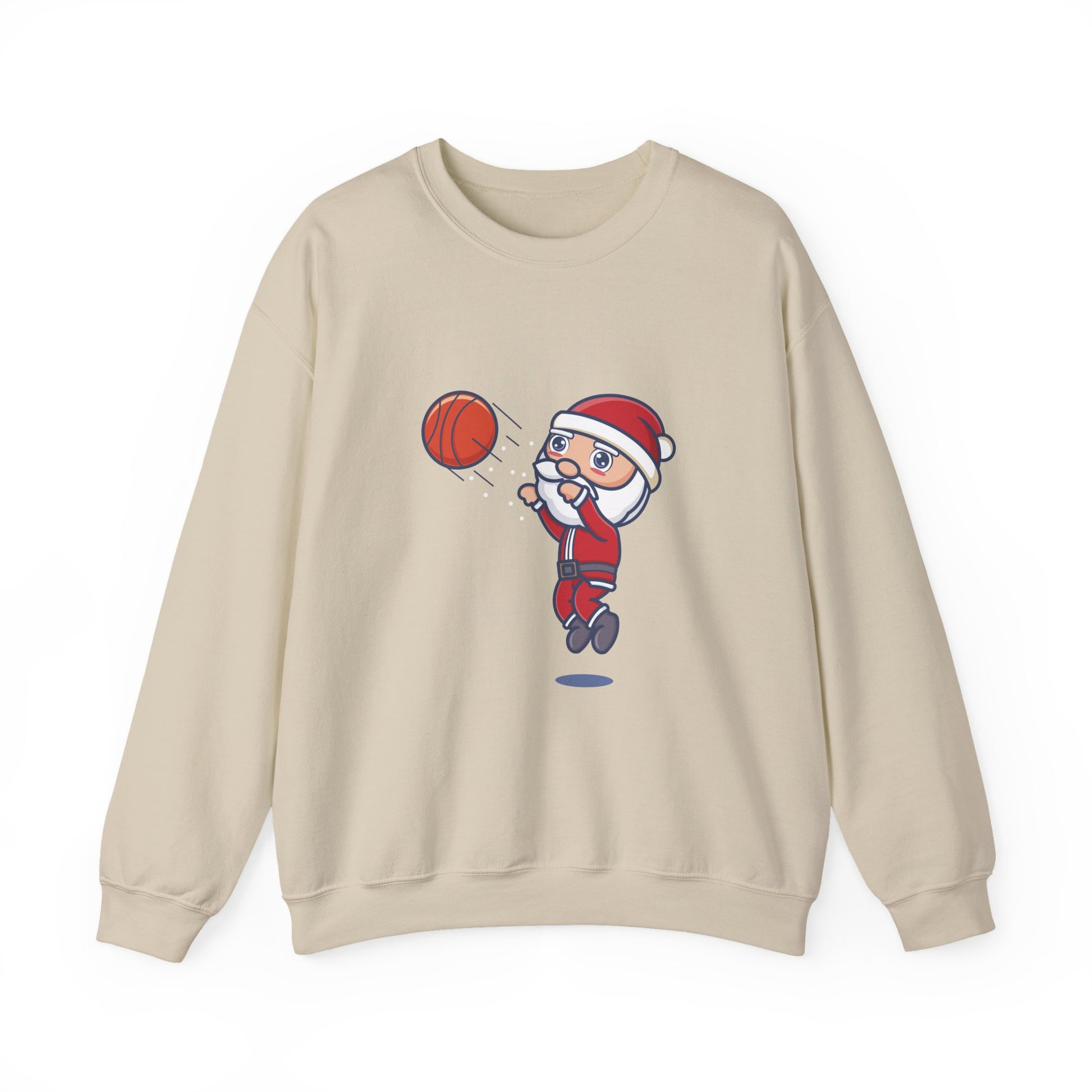 Santa Dunking Basketball Christmas Sweatshirt