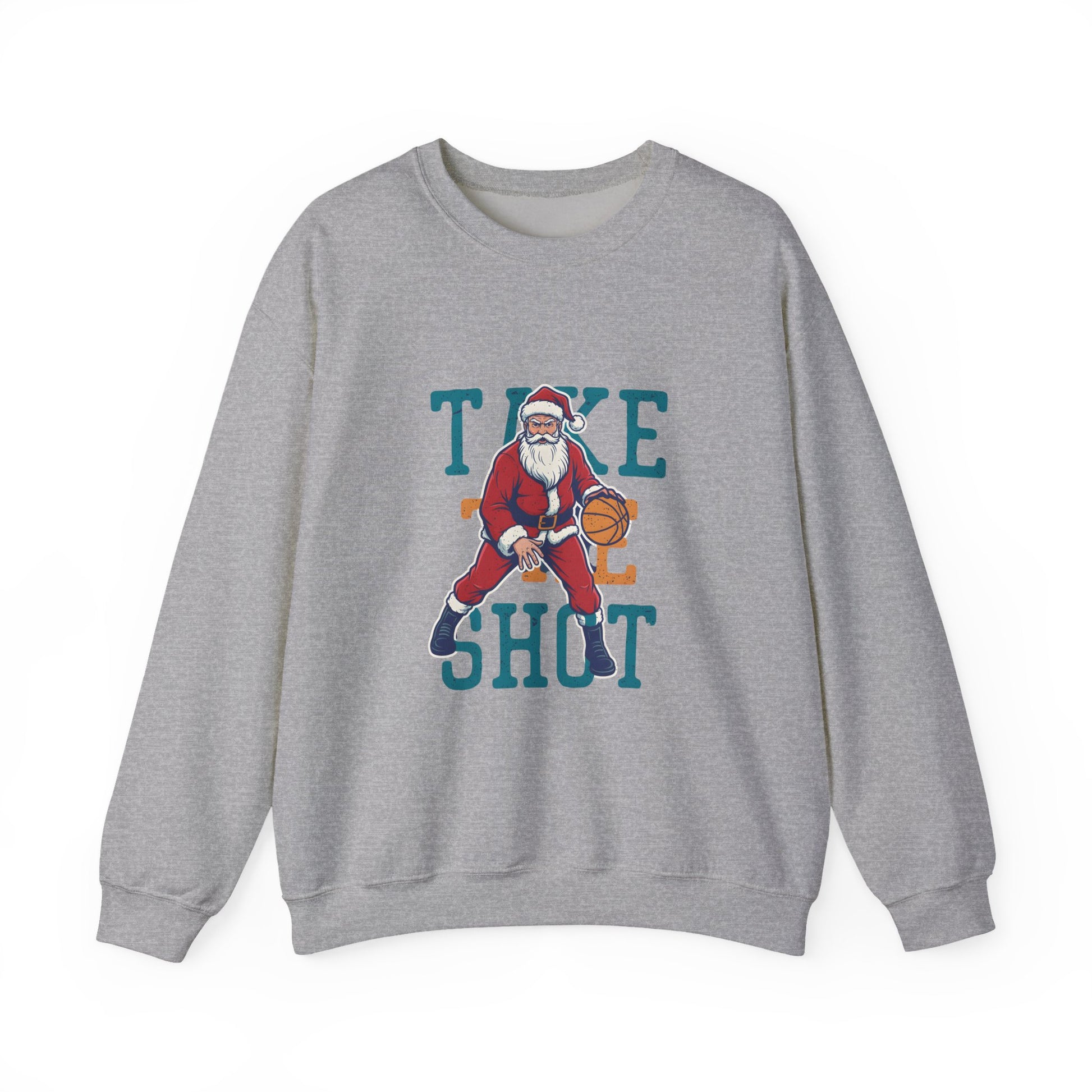 "Take the Shot" Santa Basketball Sweatshirt