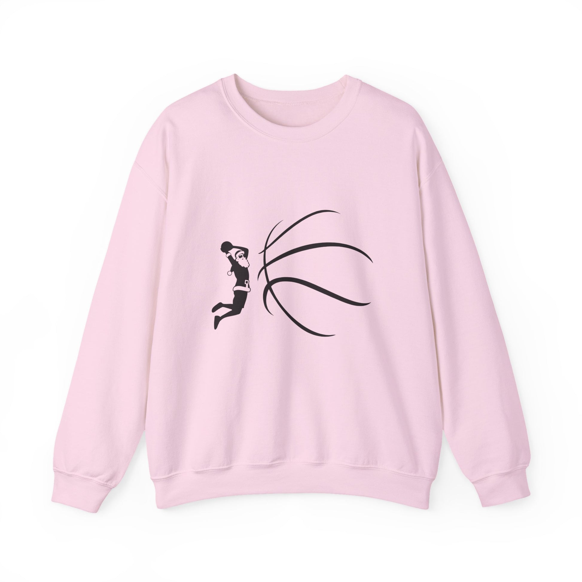 Women's Basketball Sweatshirt - Female Player Silhouette Design