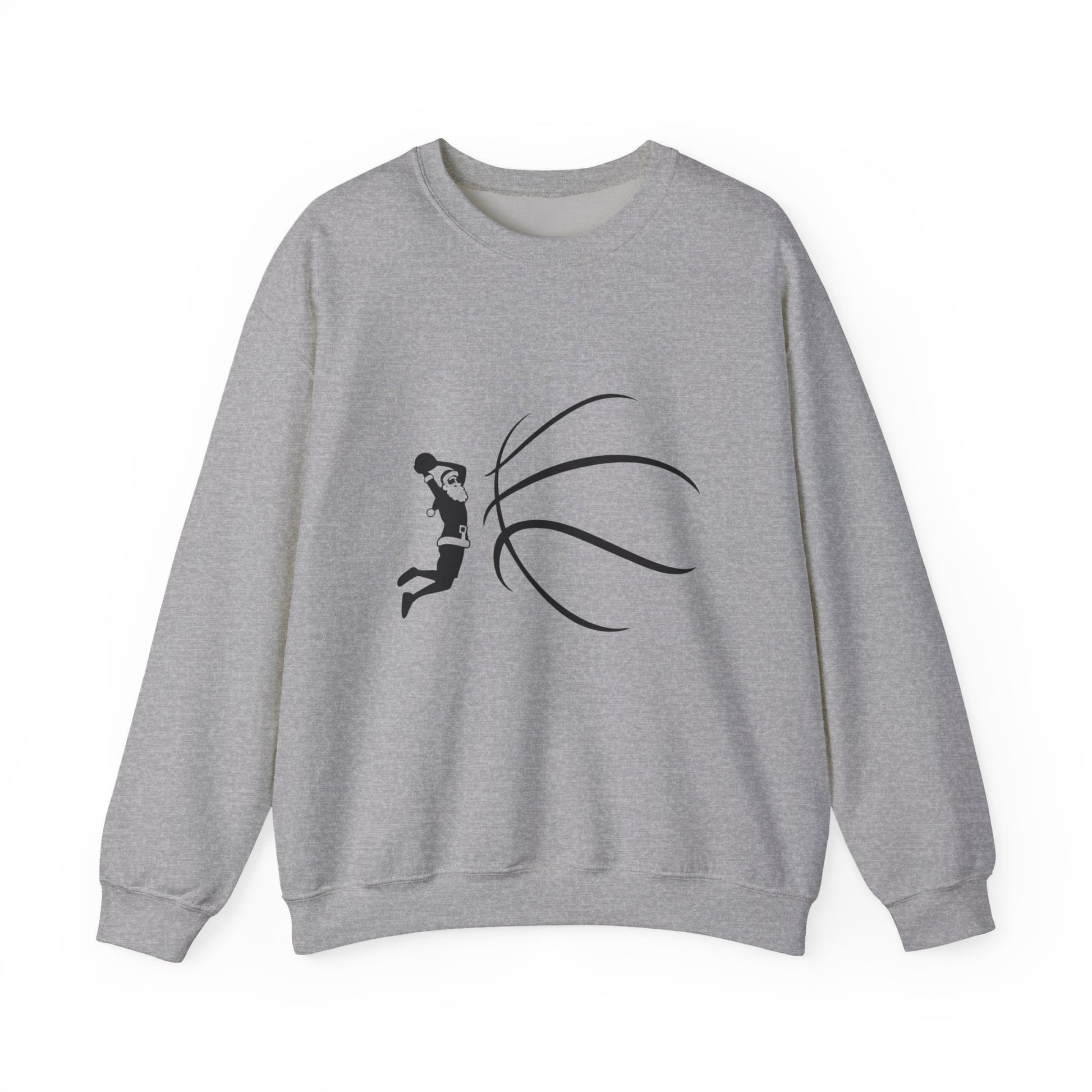Women's Basketball Sweatshirt - Female Player Silhouette Design