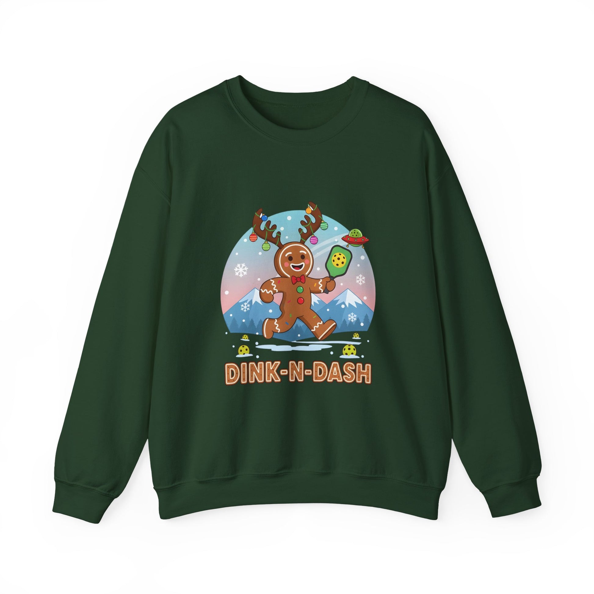 Dink-N-Dash Festive Pickleball Crewneck