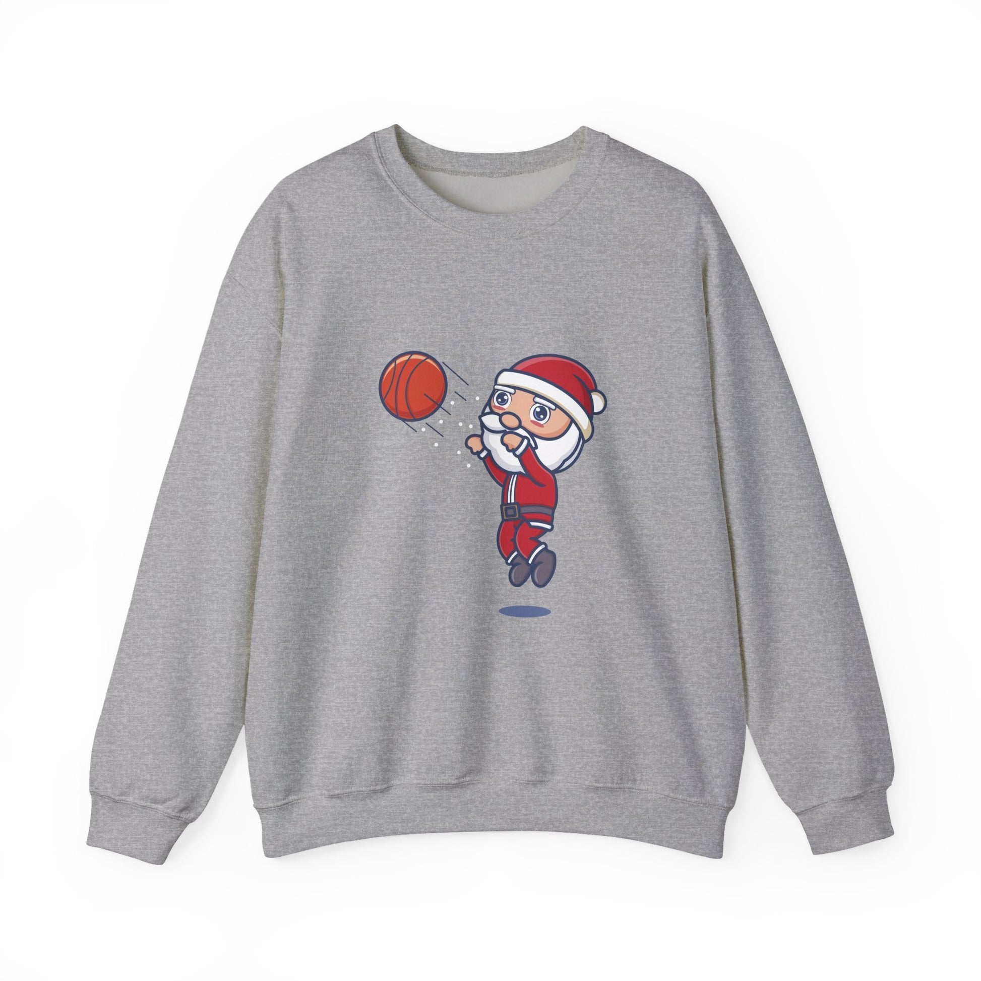 Santa Dunking Basketball Christmas Sweatshirt
