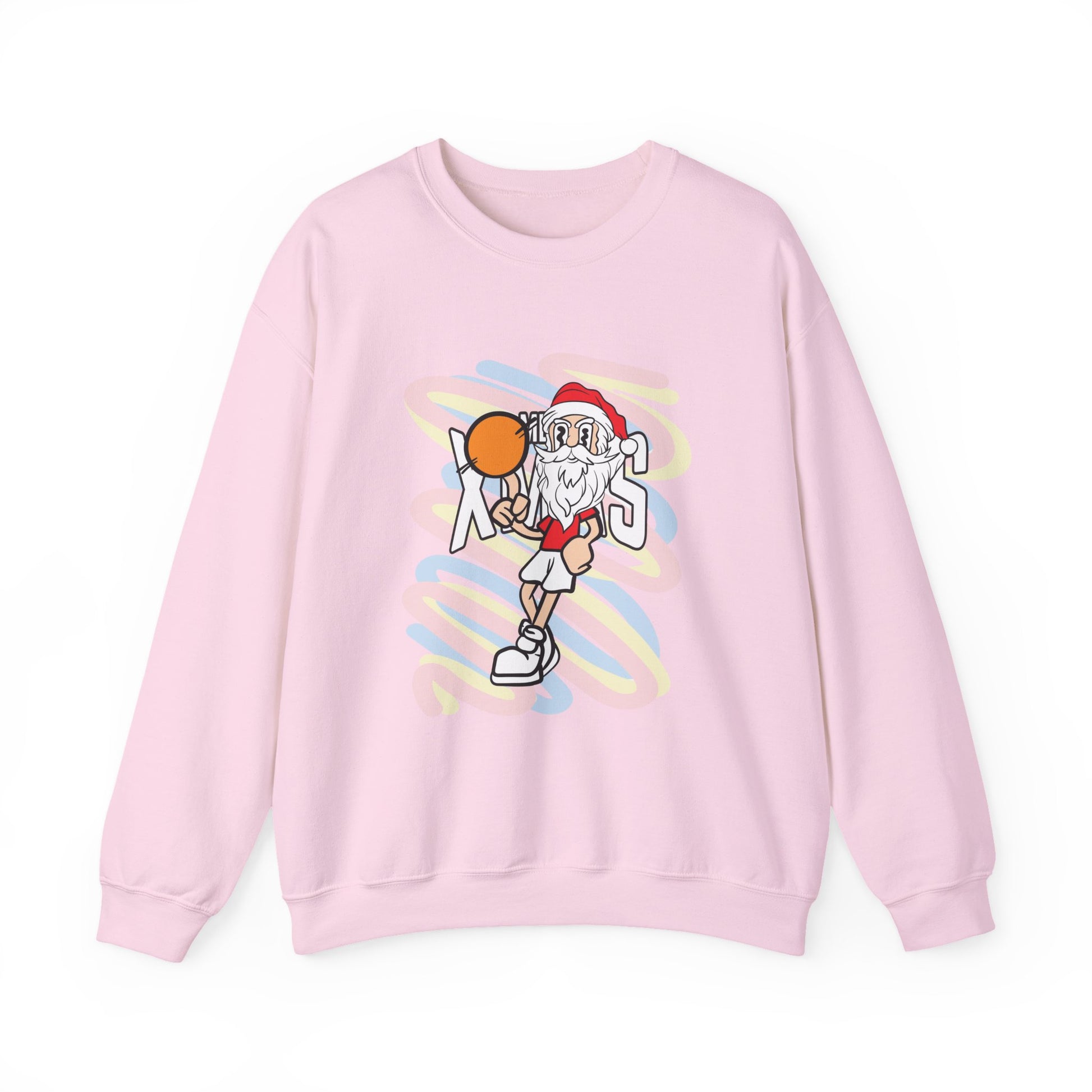 XMAS Santa Basketball Crewneck