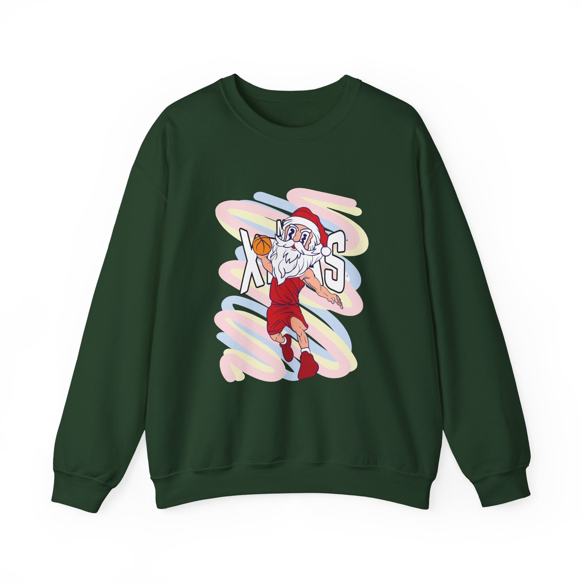 Santa Basketball Street Style Sweatshirt